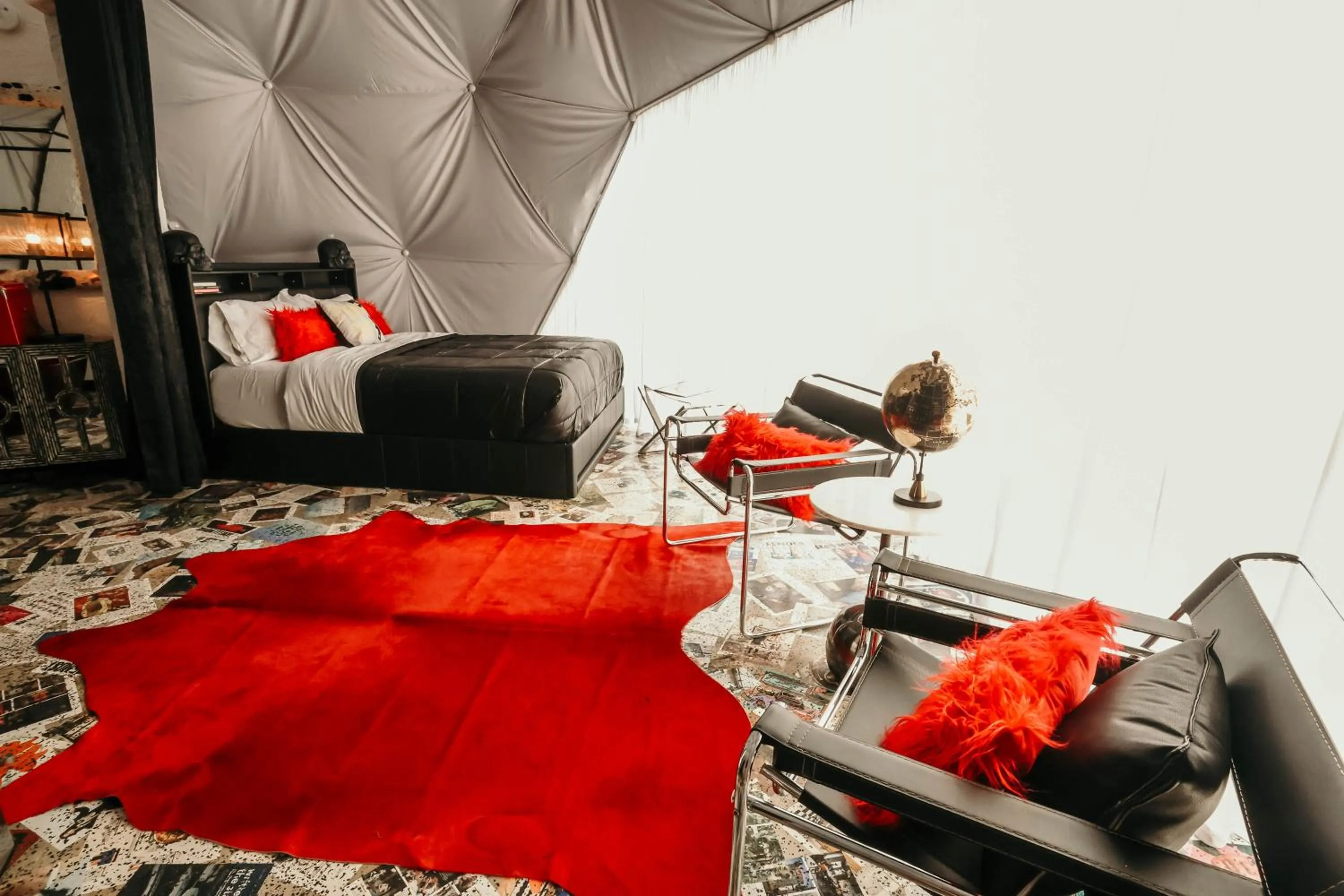 Photo of the whole room in DayDreamer Domes