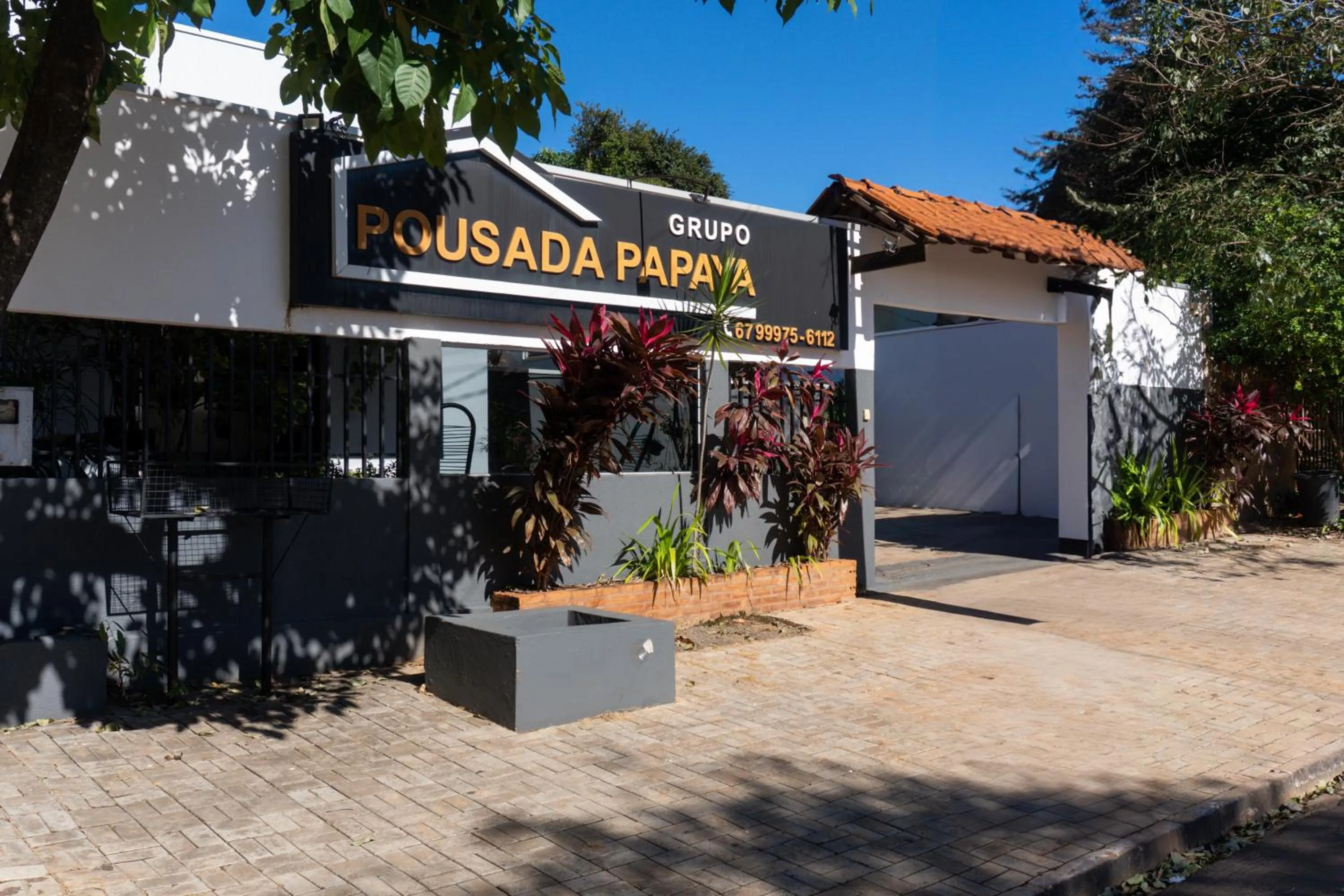 Facade/entrance in Pousada Papaya - Bonito