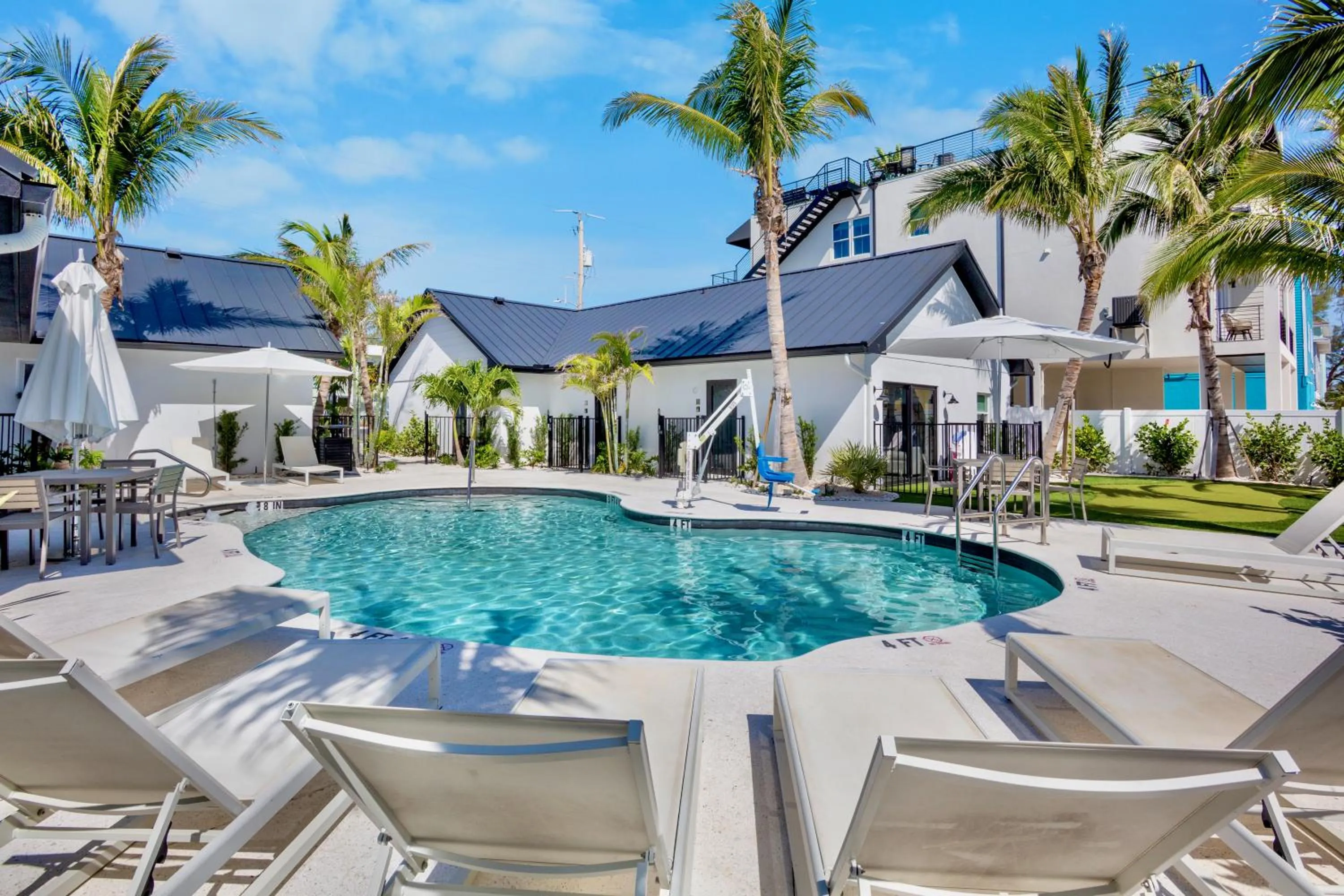 Swimming pool in The Retreat at Anna Maria Island Inn