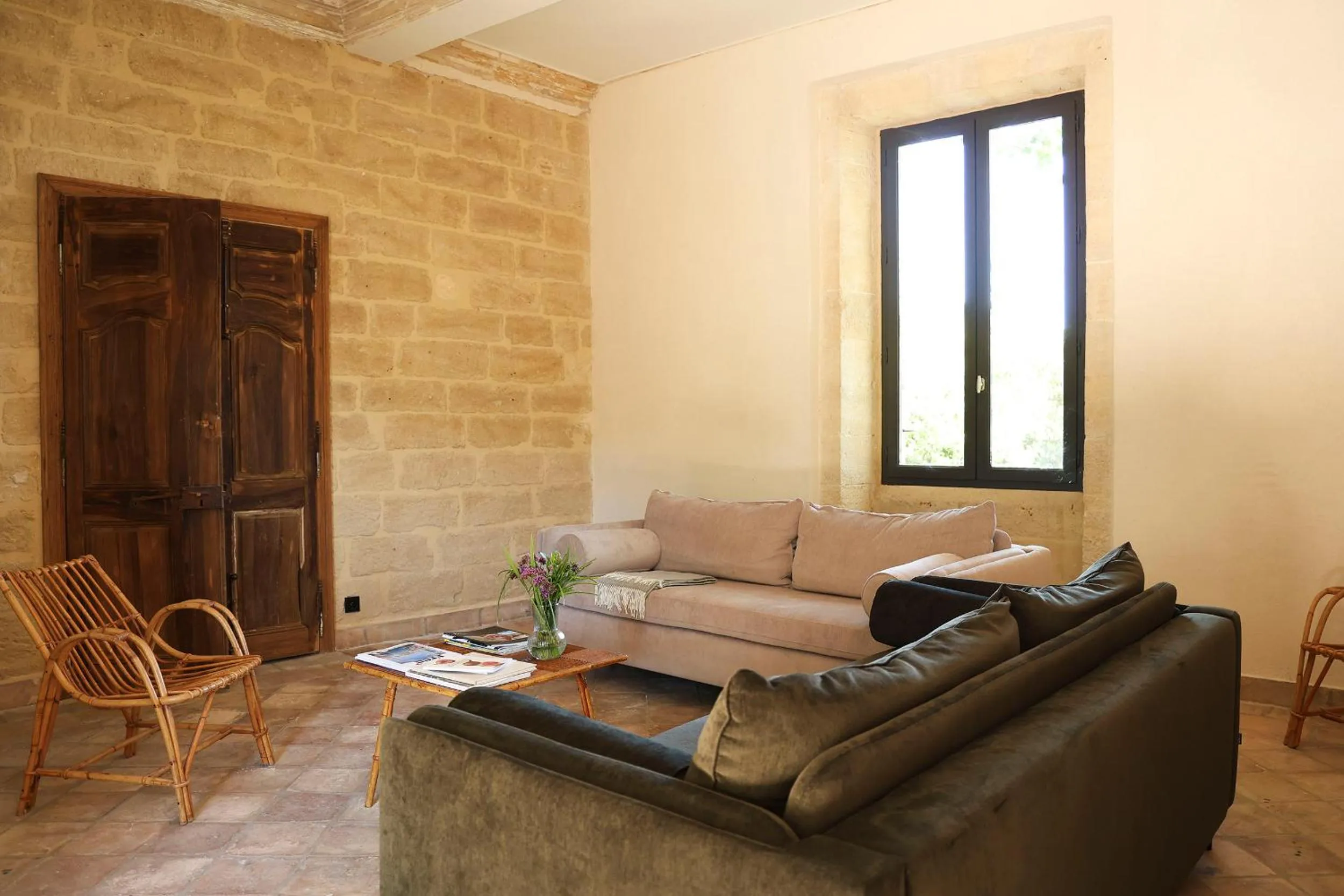 Living room in Prieuré Saint-Nicolas - Les Maisons