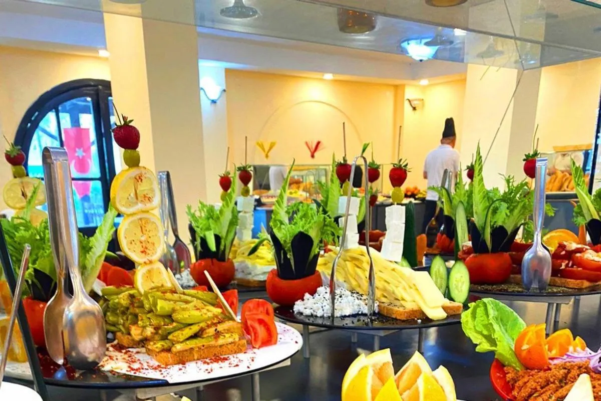 Food in Side Orange Paradise Hotel