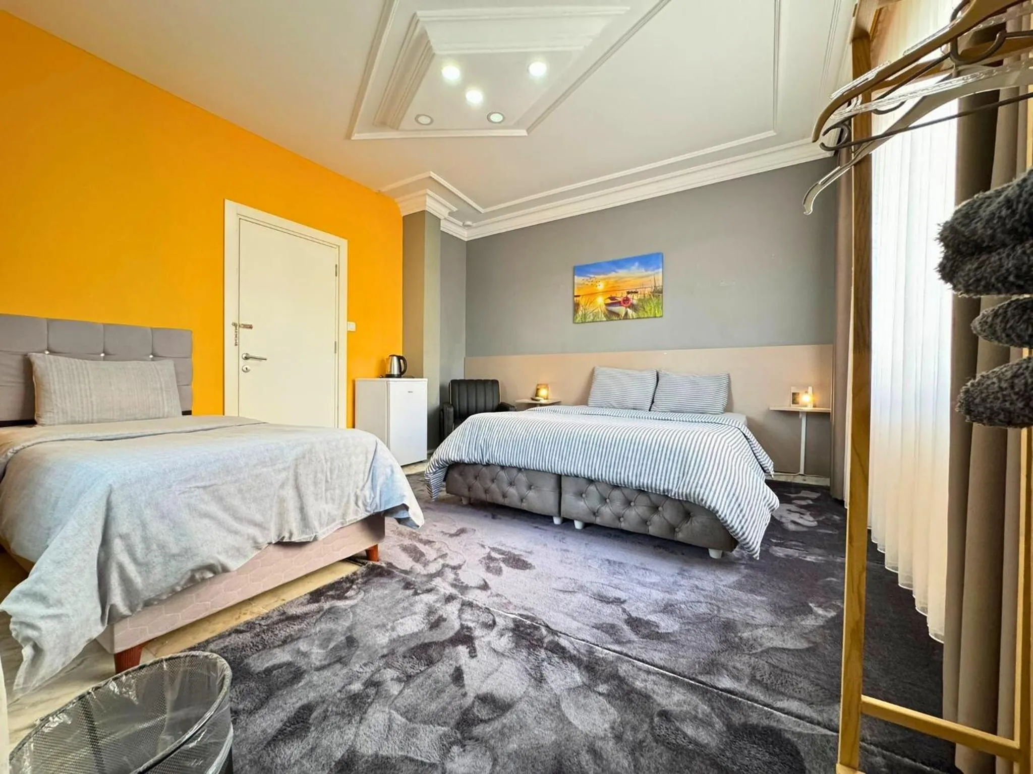 Bedroom, Bed in Grond Konaklama Mersin