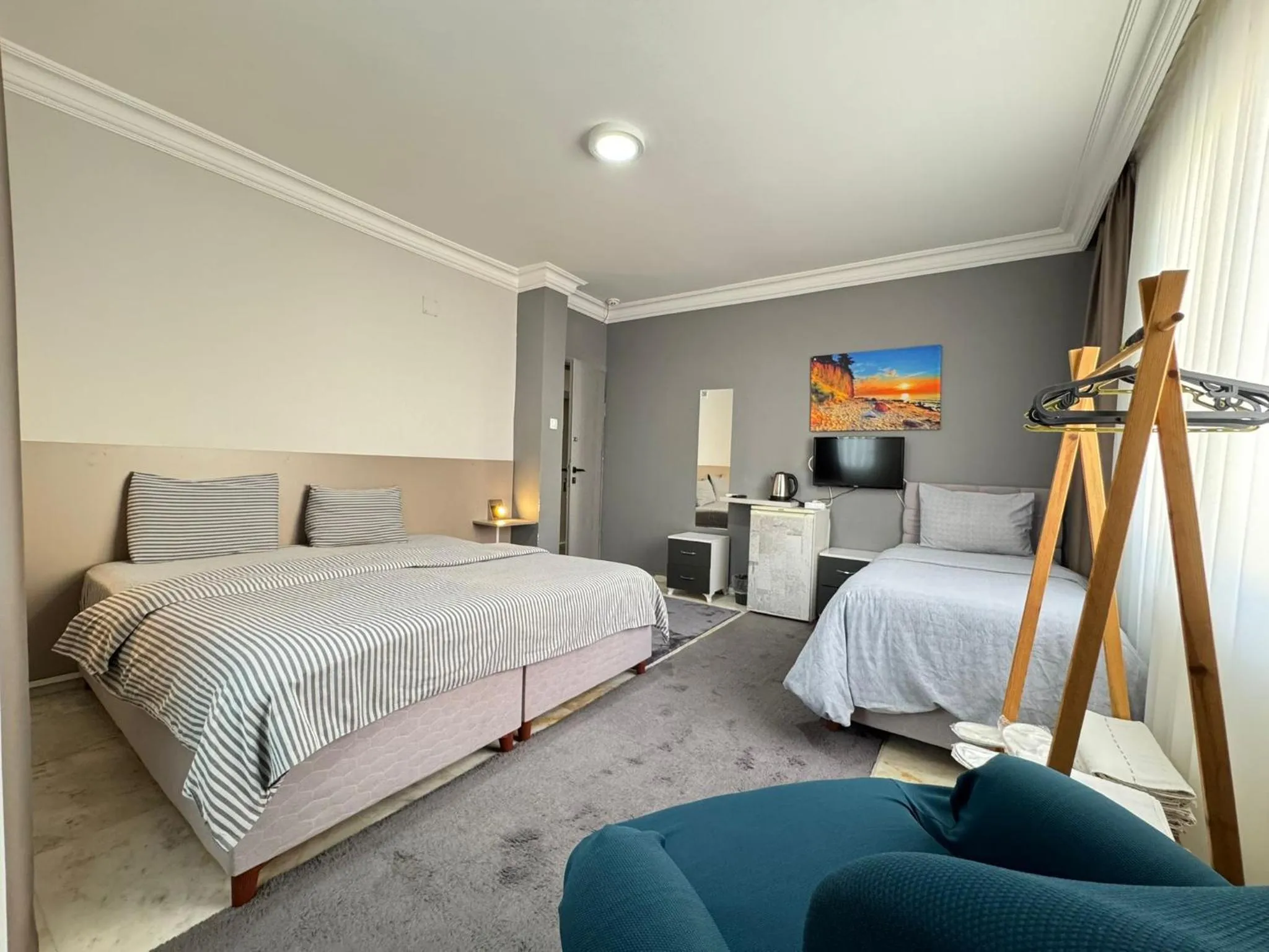 Bedroom, Bed in Grond Konaklama Mersin