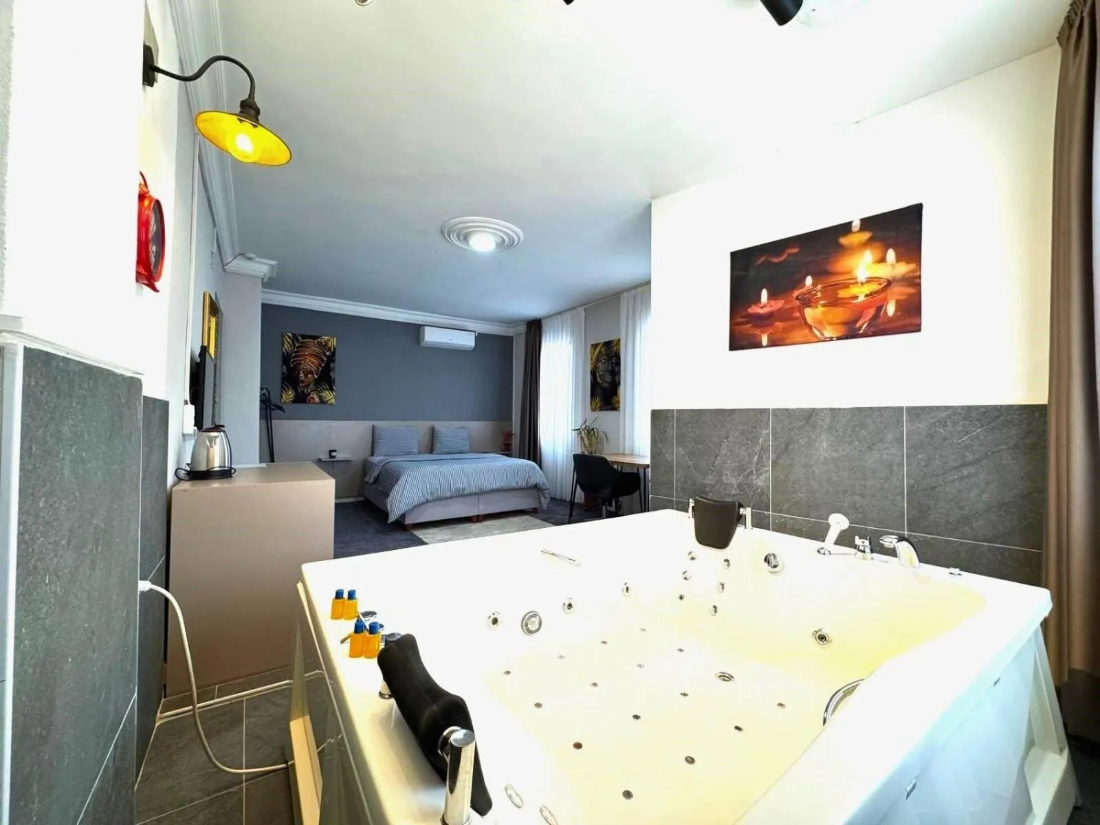 Photo of the whole room, Bed in Grond Konaklama Mersin