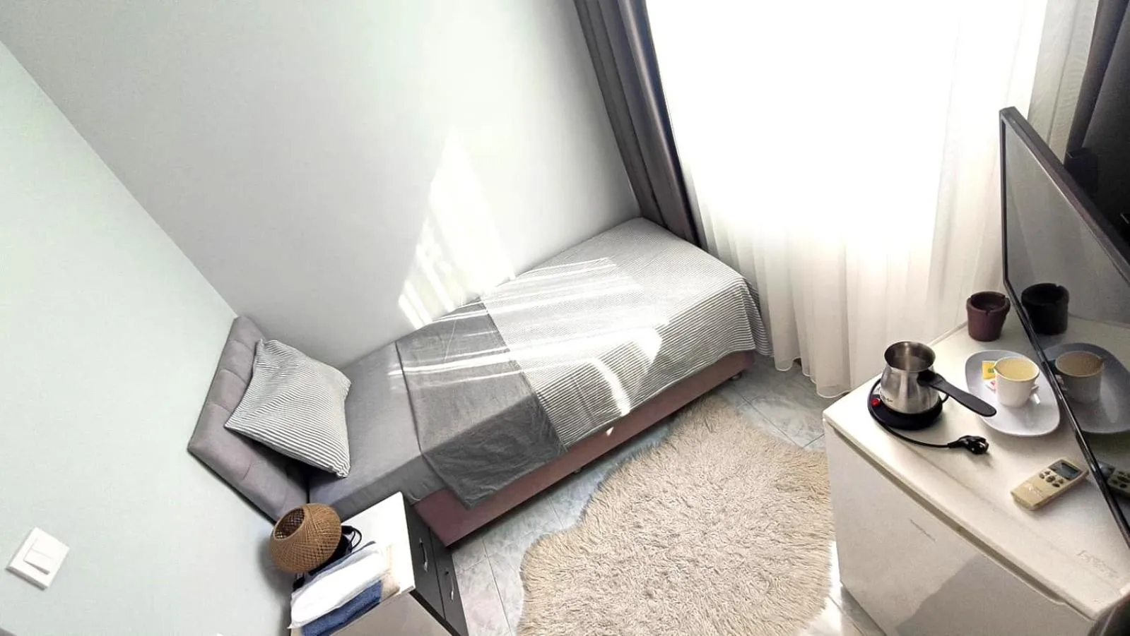 Bedroom, Bed in Grond Konaklama Mersin