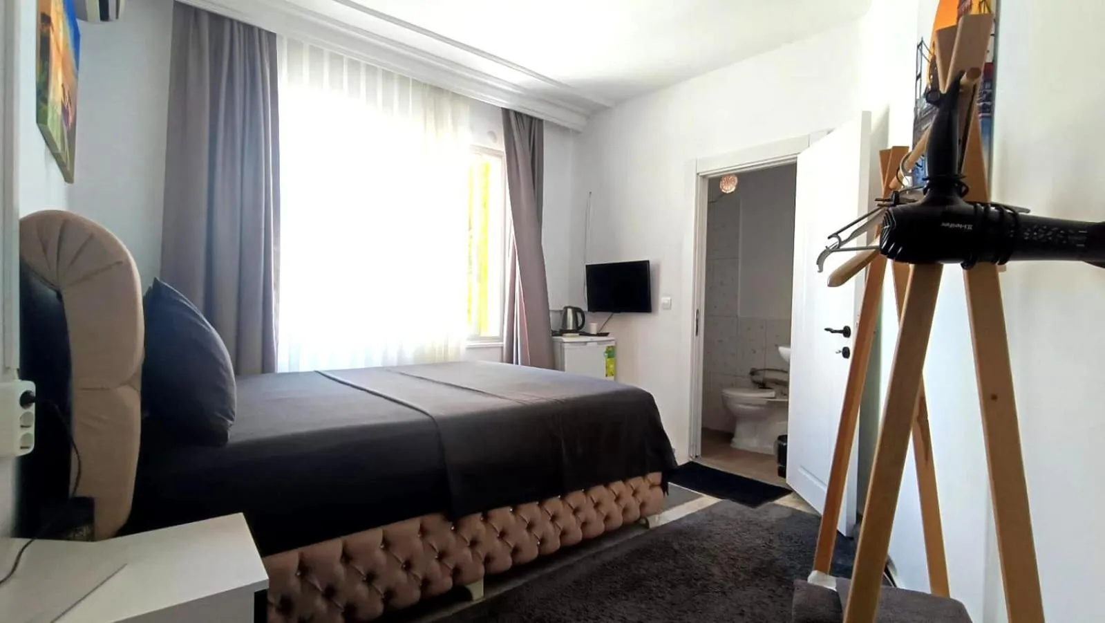 Bedroom, Bed in Grond Konaklama Mersin