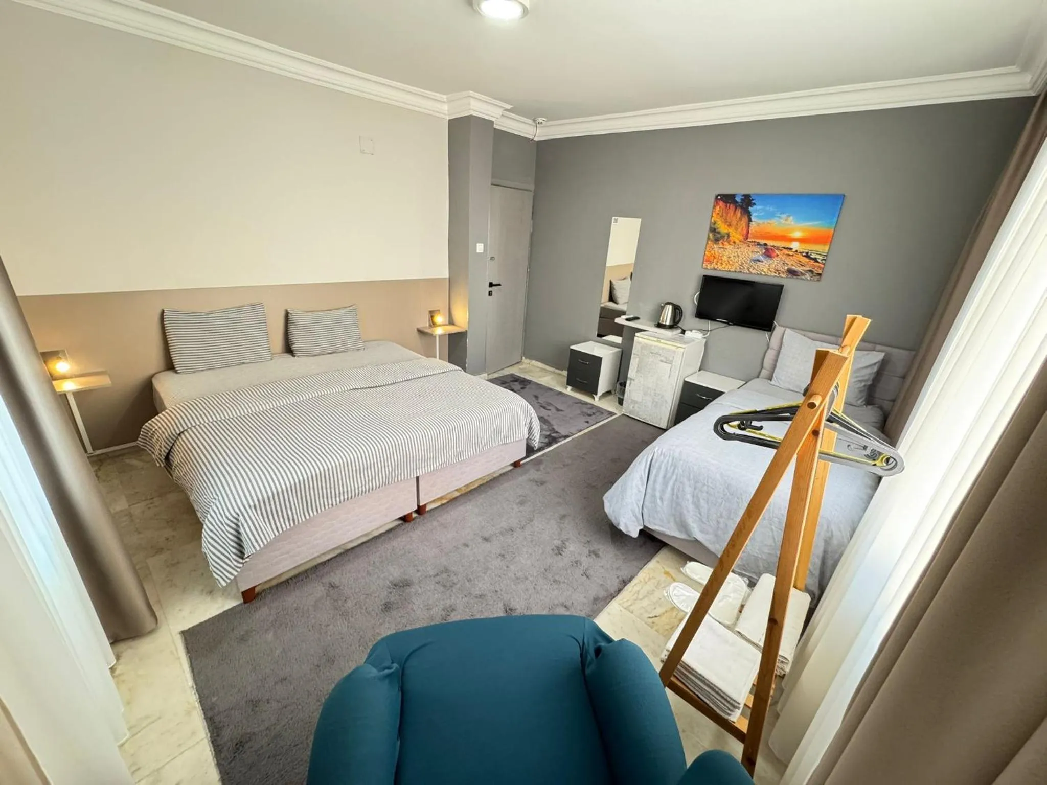 Photo of the whole room, Bed in Grond Konaklama Mersin