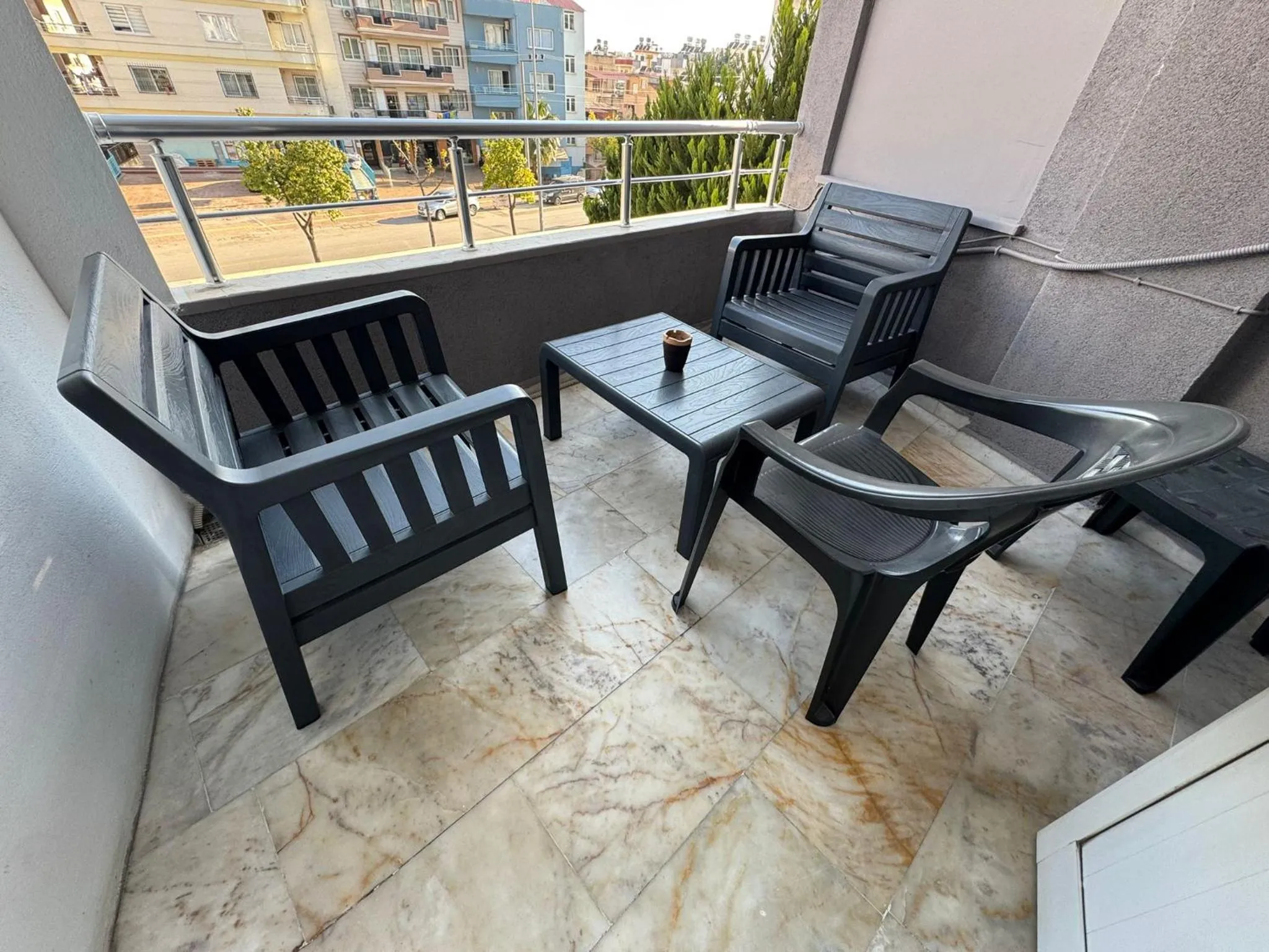 Balcony/Terrace in Grond Konaklama Mersin
