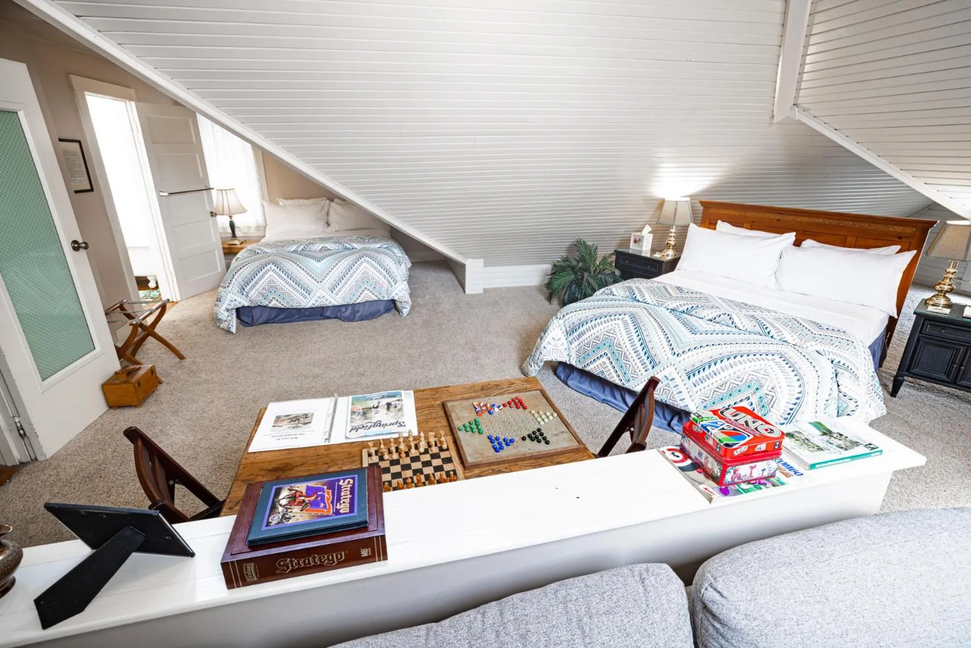Seating area in Walnut Street Inn