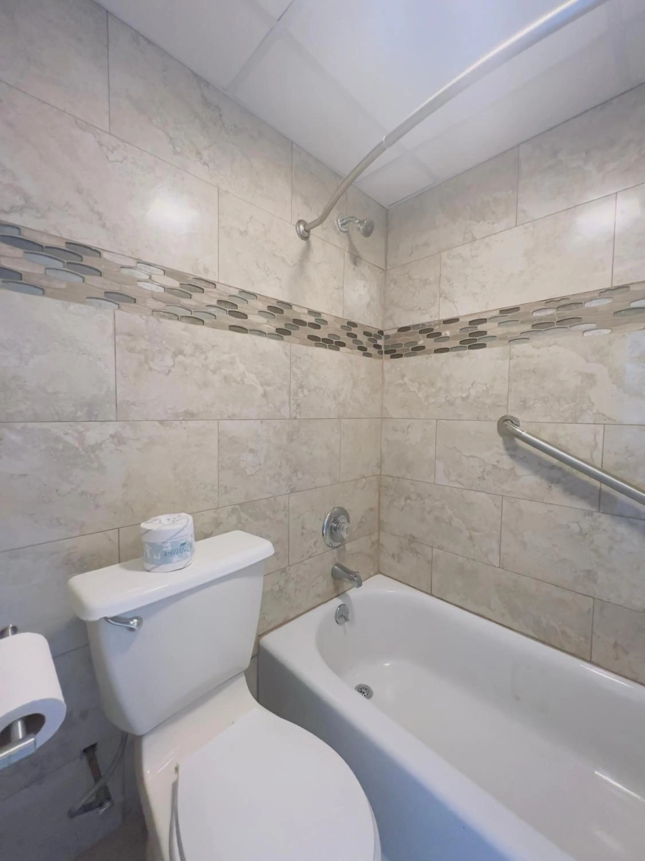 Shower in Dry Dock Motel