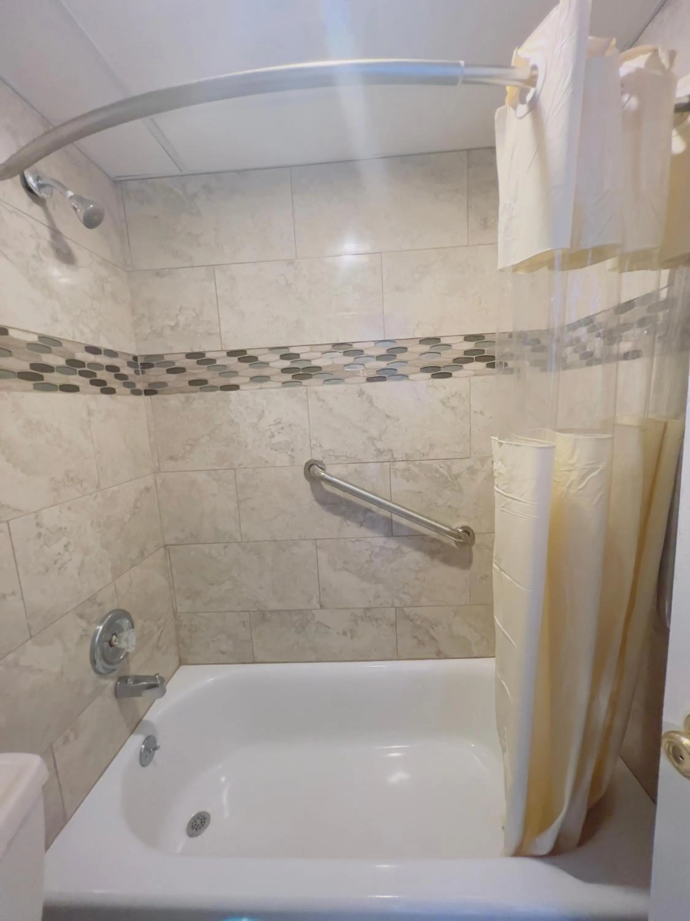 Shower in Dry Dock Motel