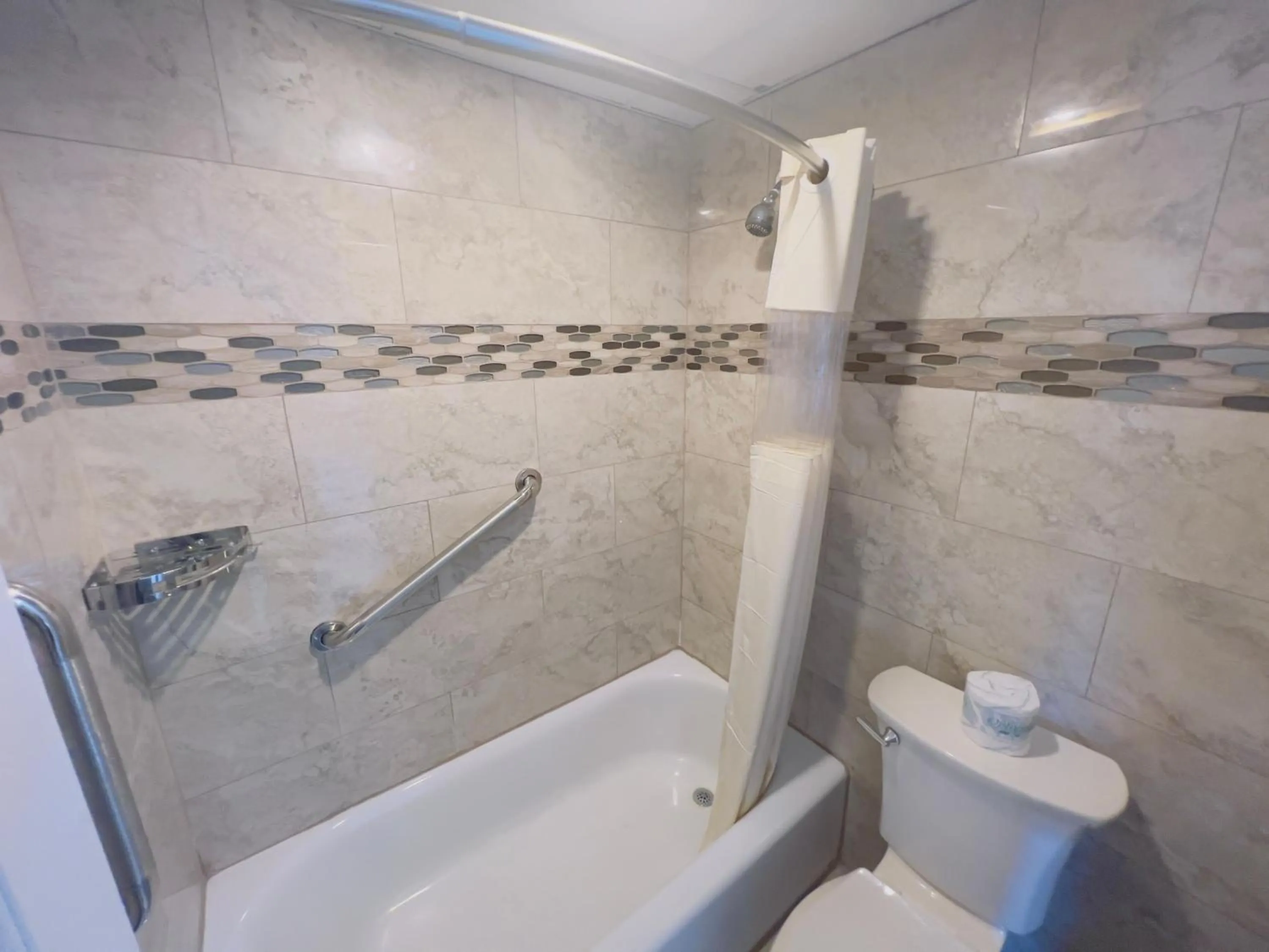 Shower in Dry Dock Motel