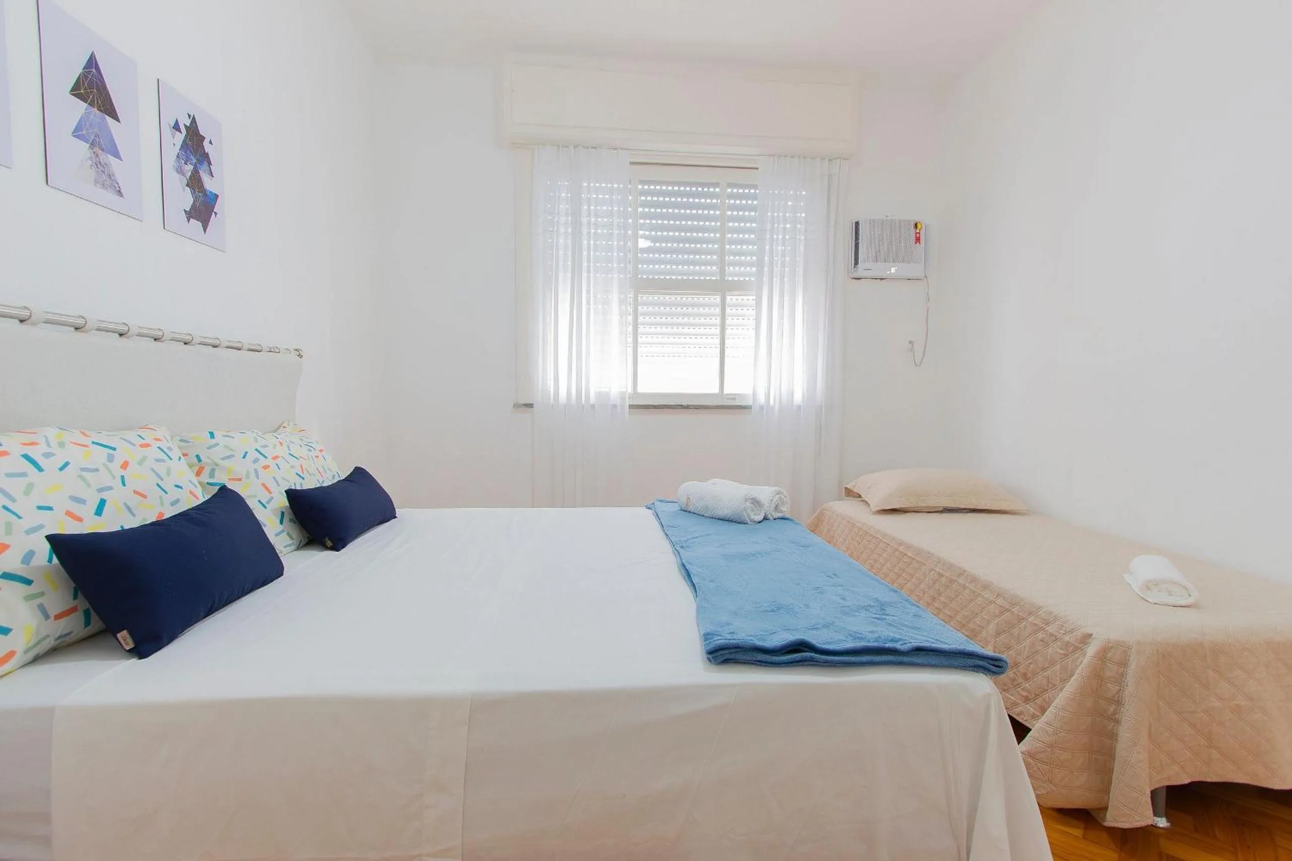 Bed in Exclusivo 3Qtos c/ Garagem em Copacabana, conforto