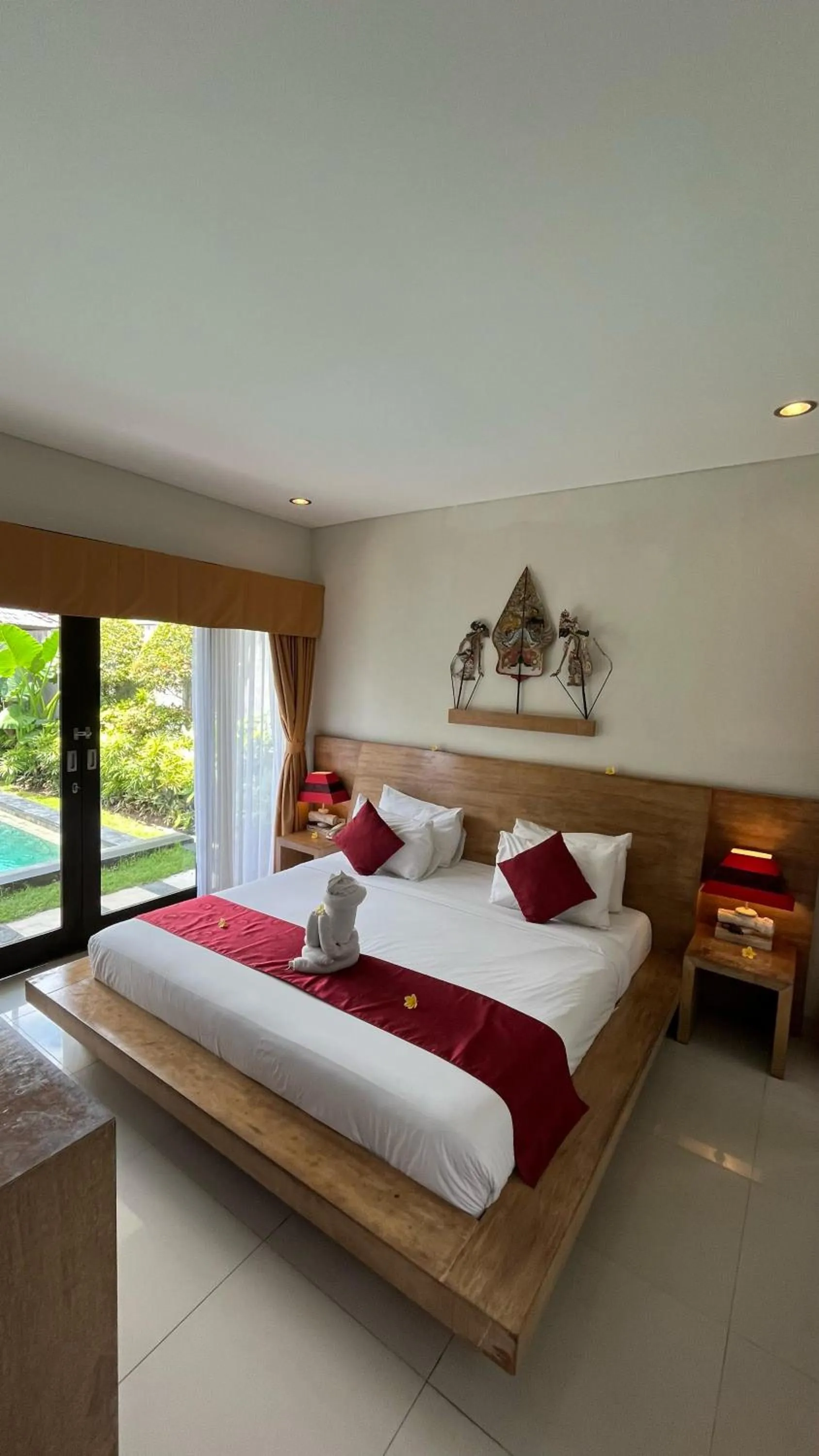 Bed in Agata Villas Seminyak