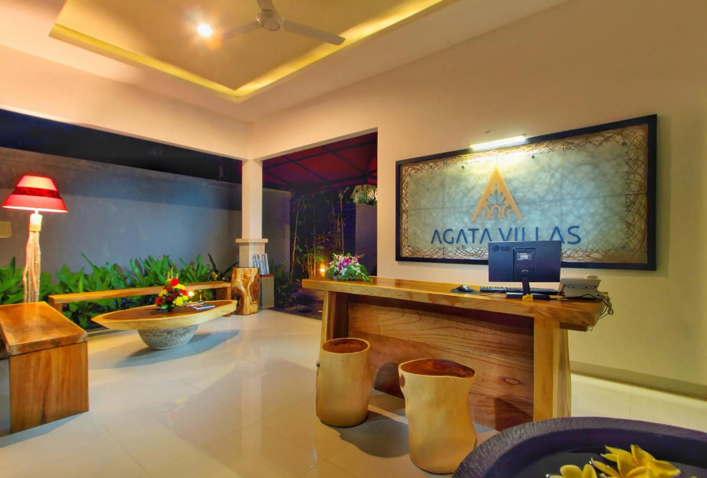 Lobby or reception in Agata Villas Seminyak