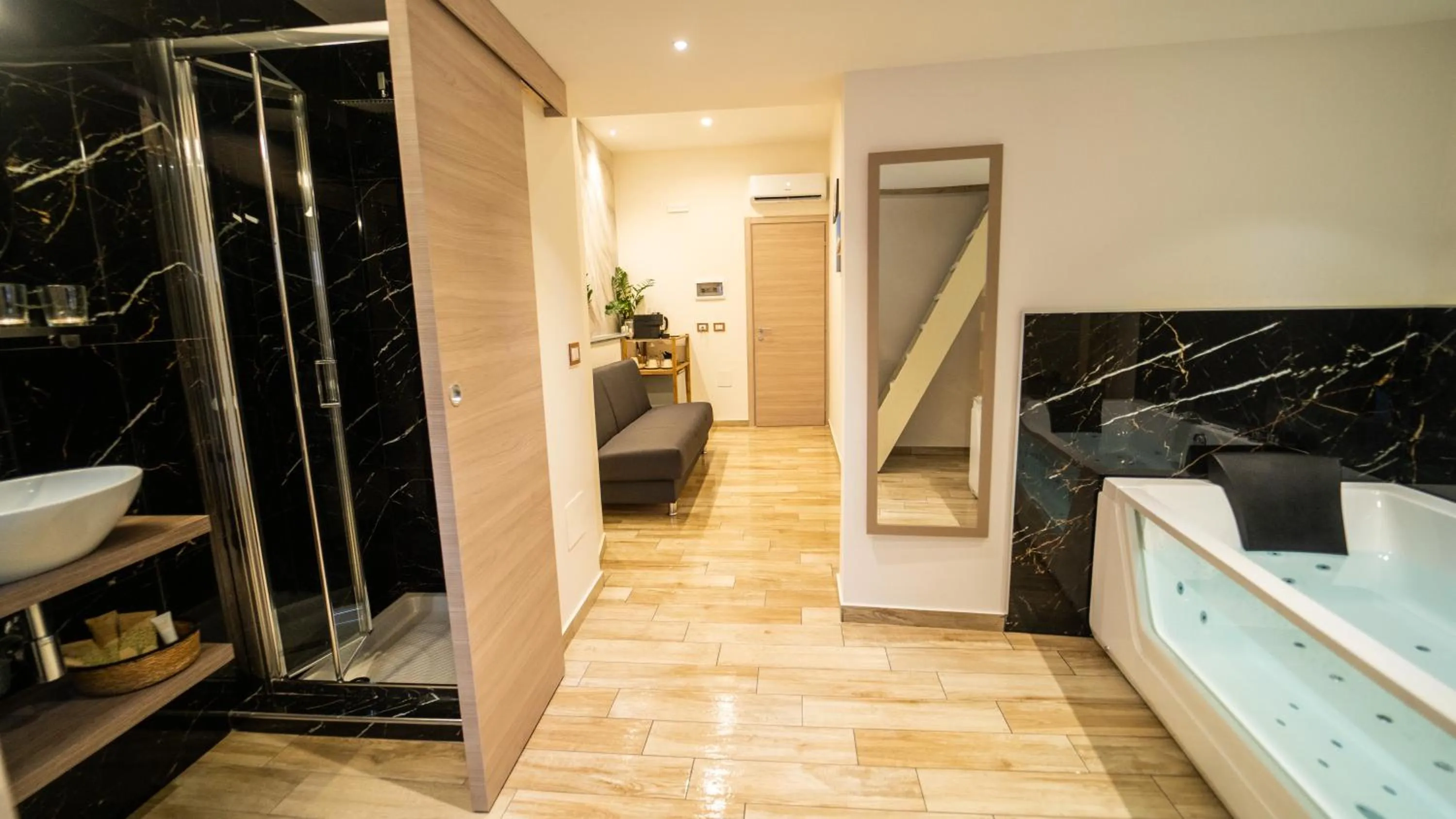 Shower in Sensoria Naxos Suites