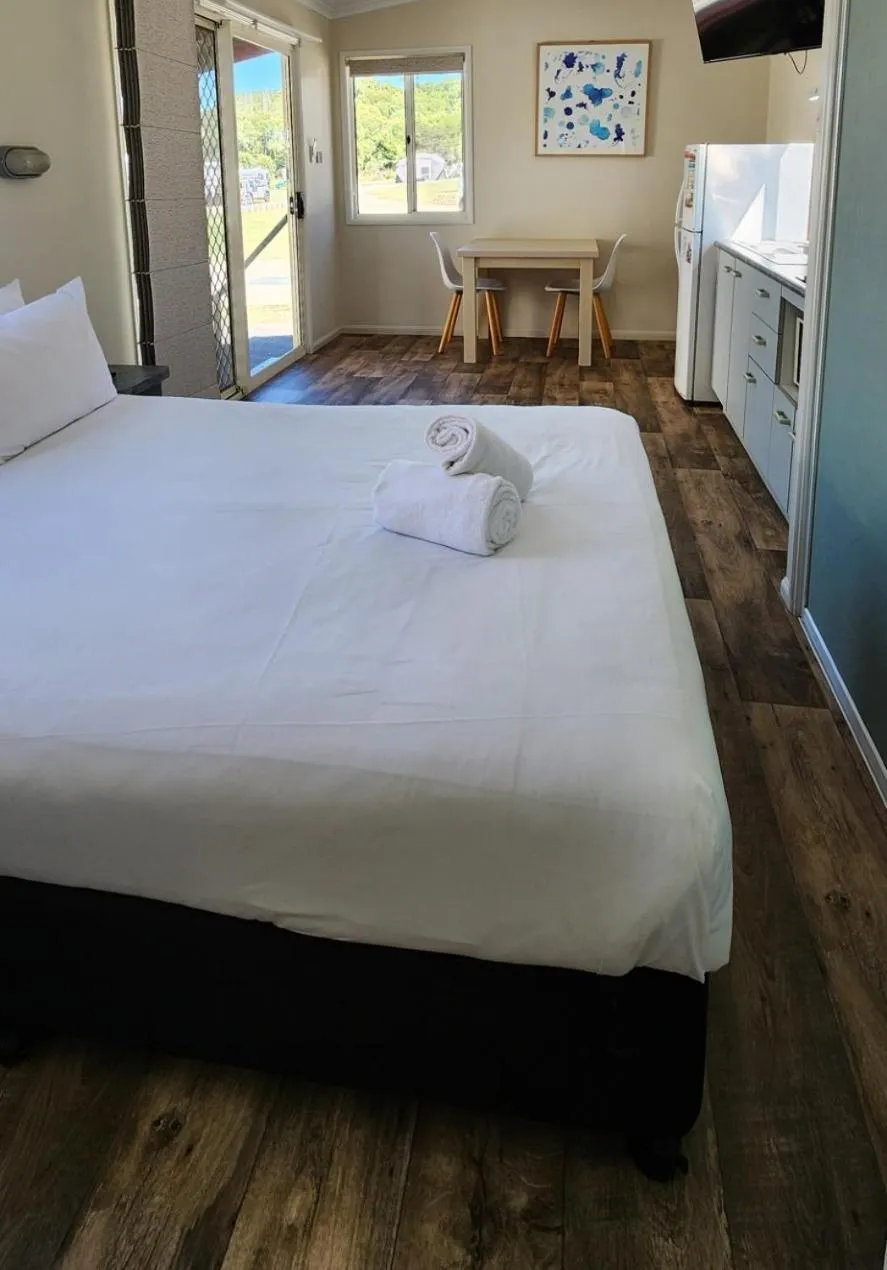 Bed in NRMA Capricorn Yeppoon Holiday Park