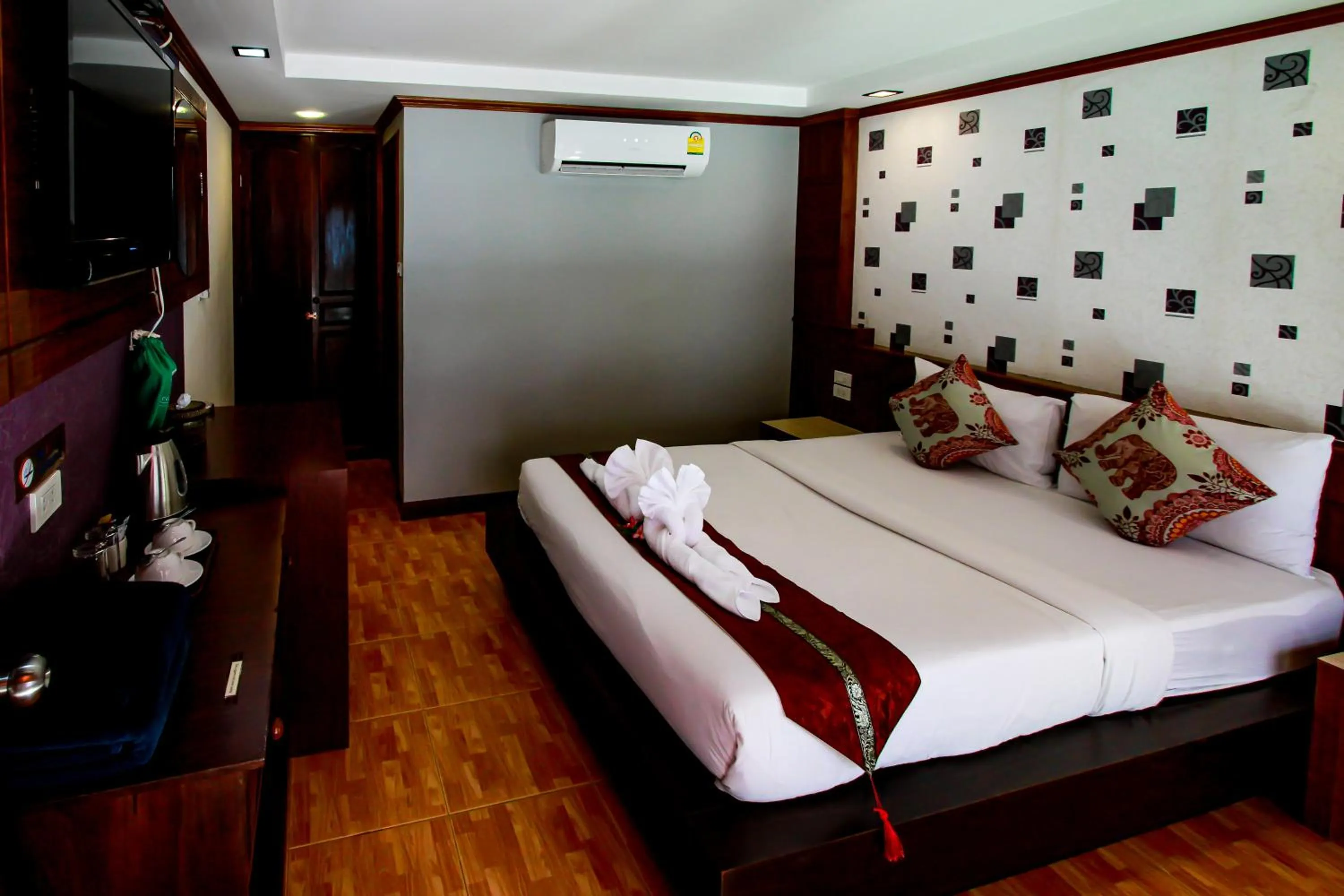 Bed in Coco Bella Hotel