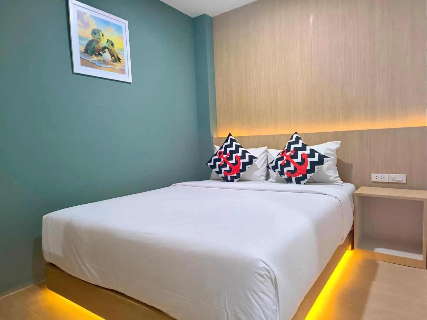 Bed in Coco Bella Hotel