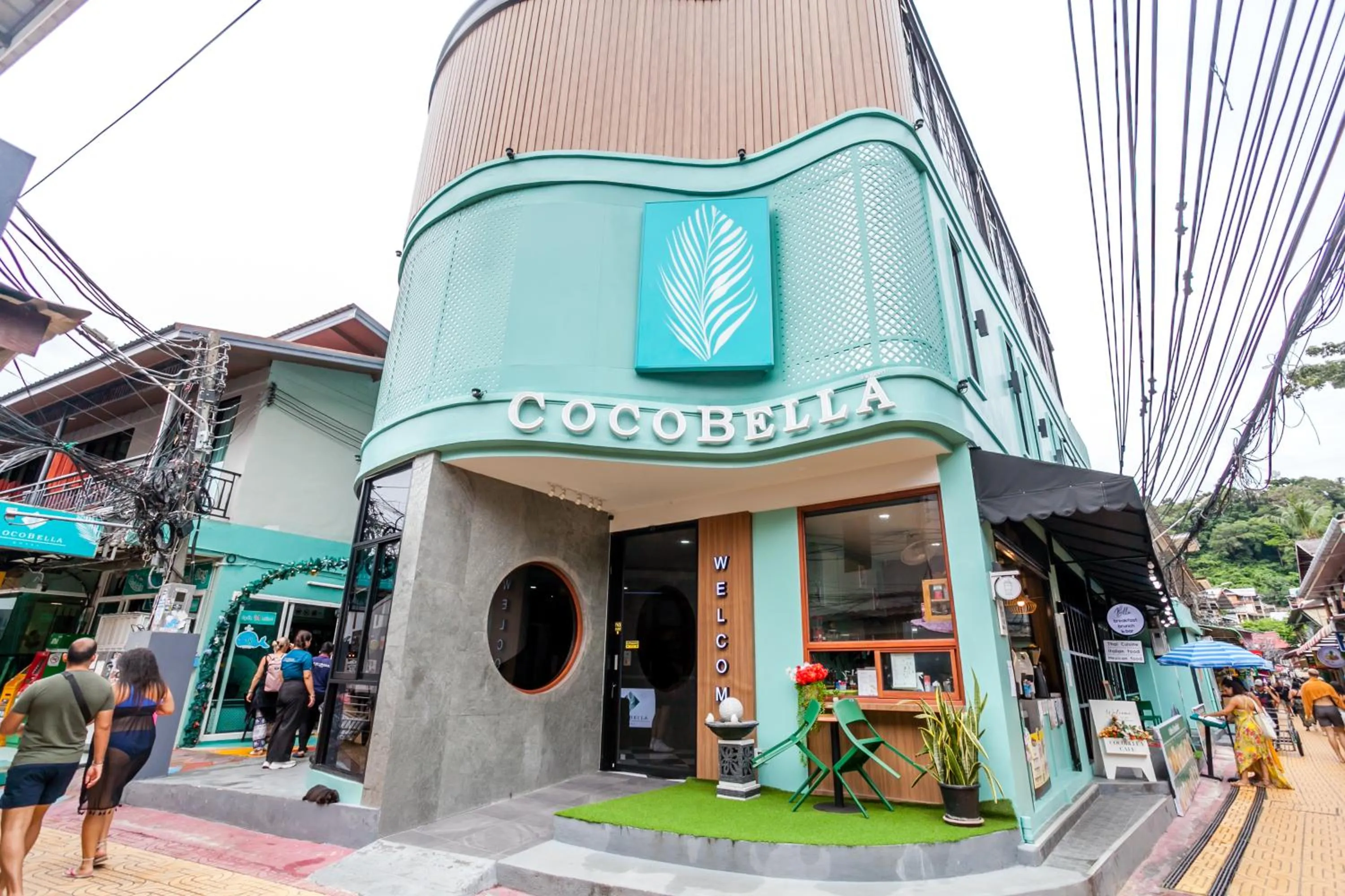 Street view in Coco Bella Hotel