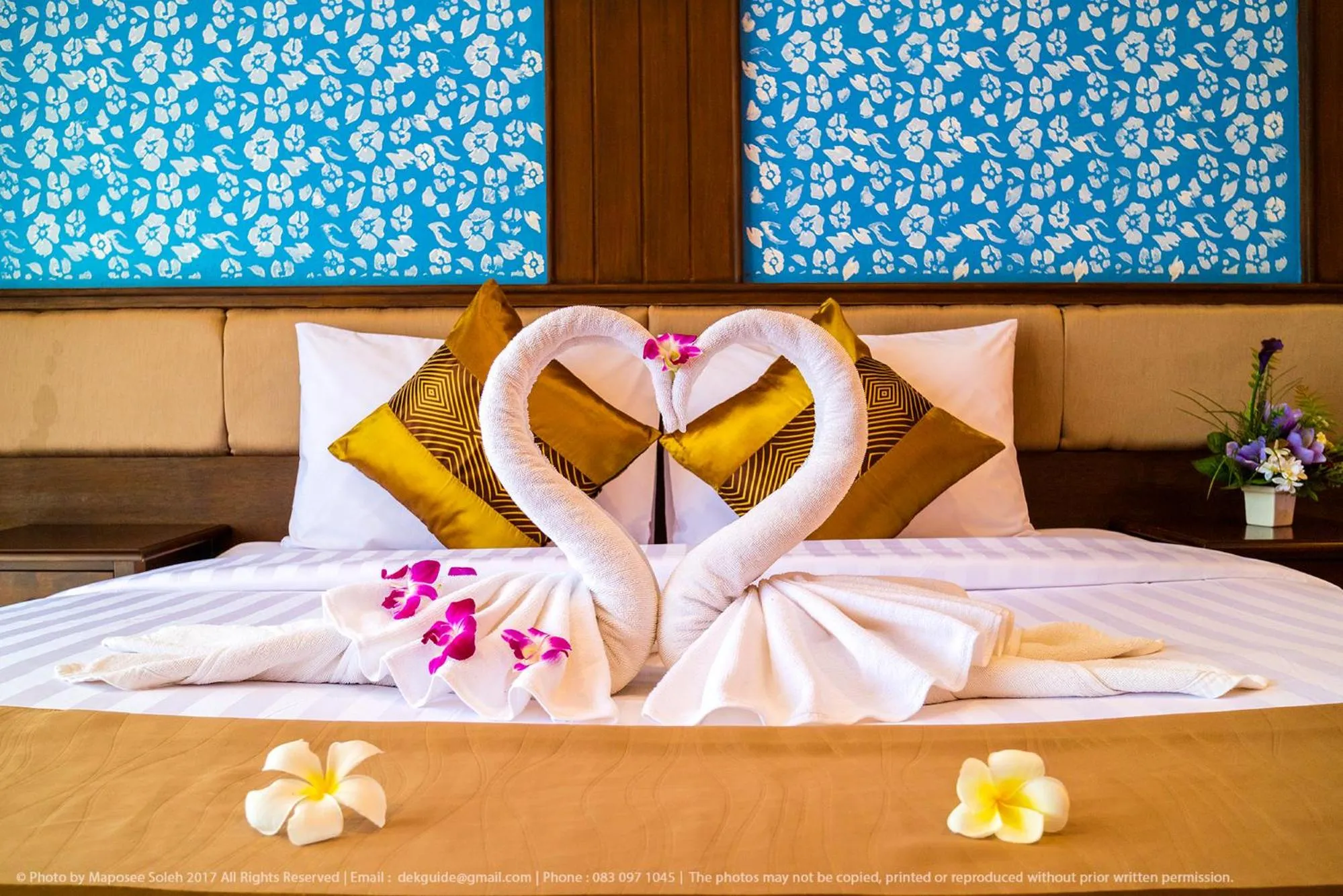 Bed in Coco Bella Hotel