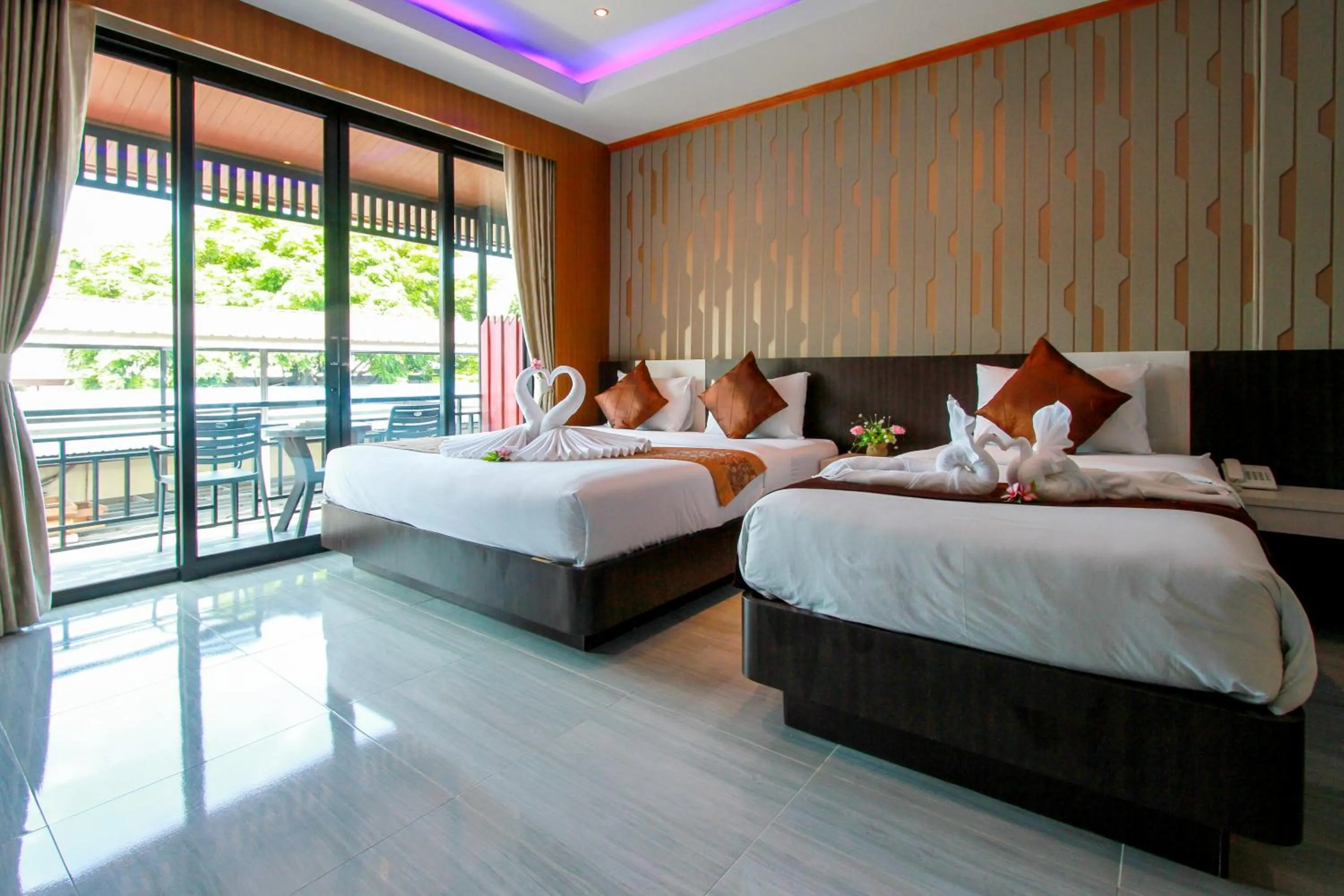 Bed in Coco Bella Hotel