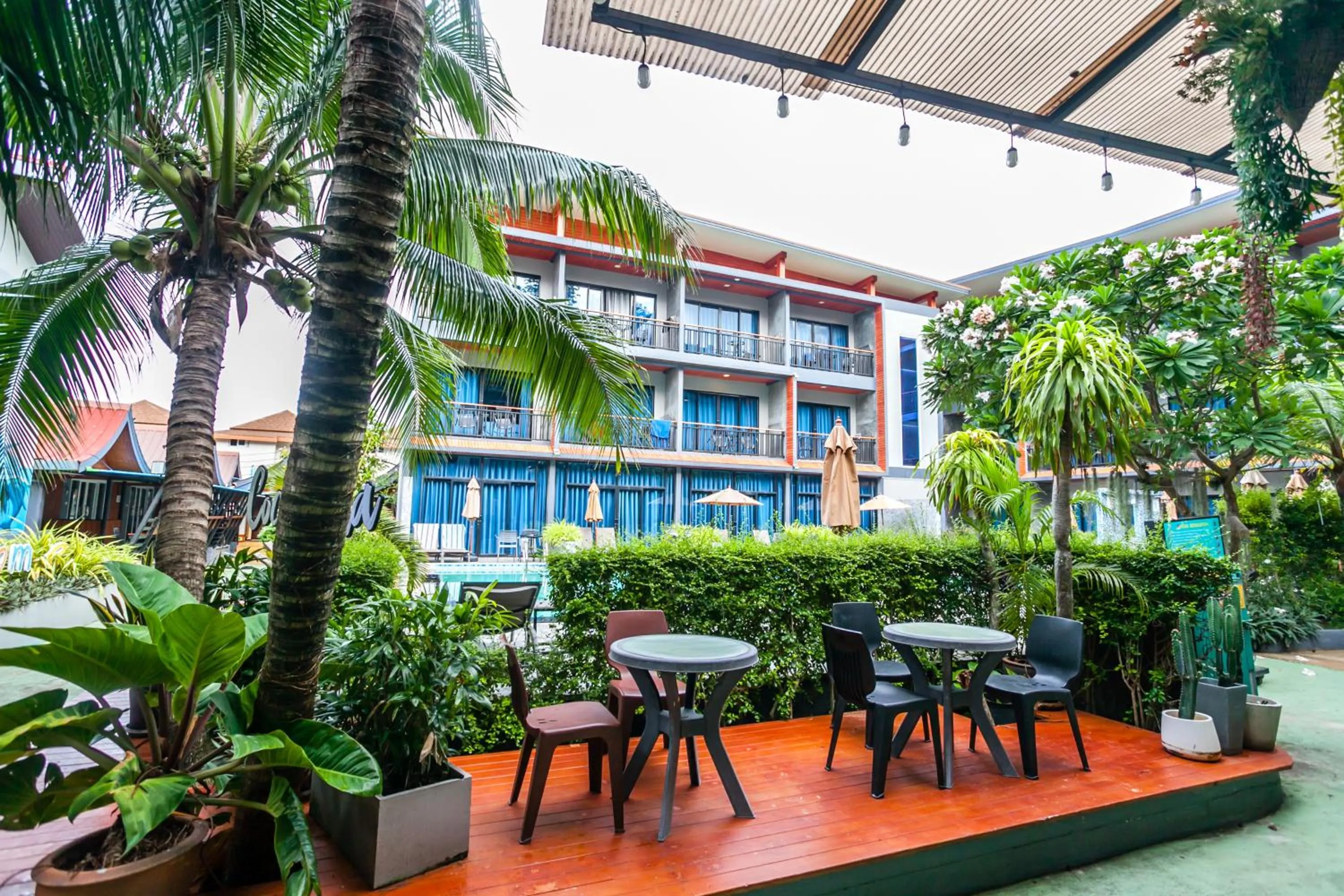 Patio in Coco Bella Hotel