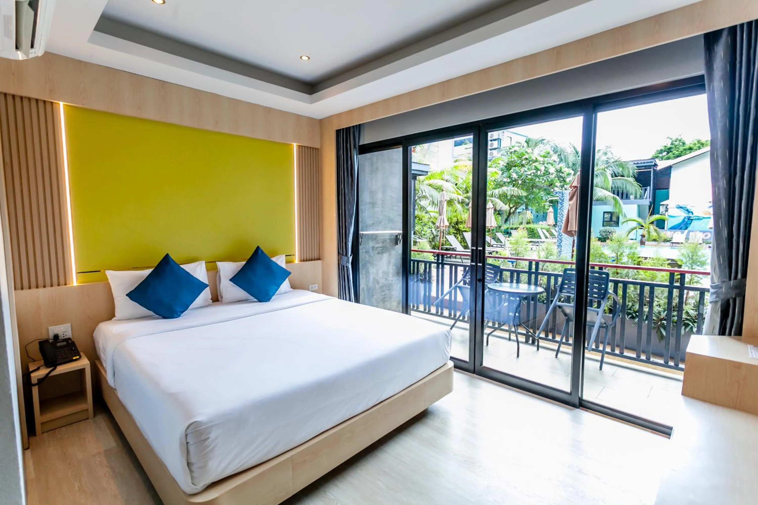 Bed in Coco Bella Hotel