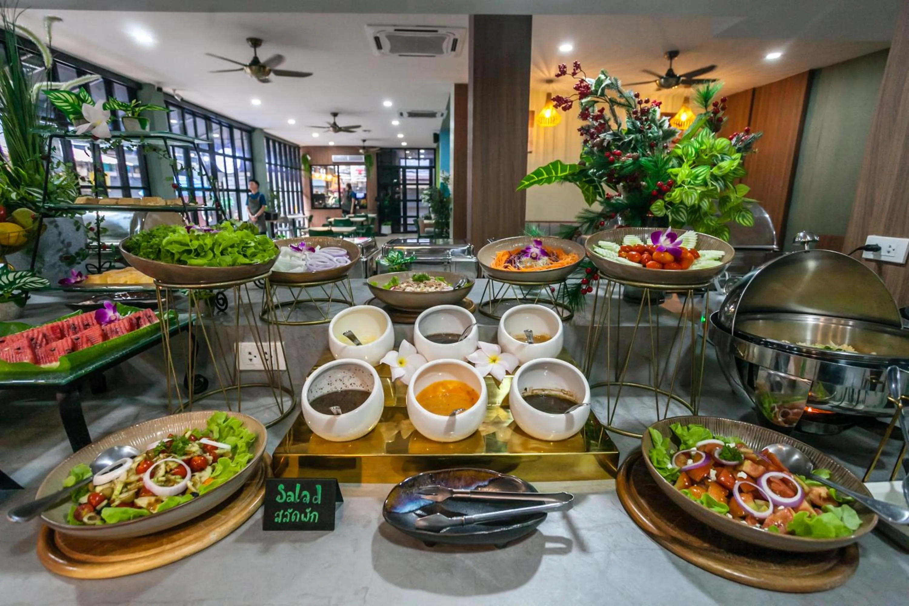 Buffet breakfast in Coco Bella Hotel