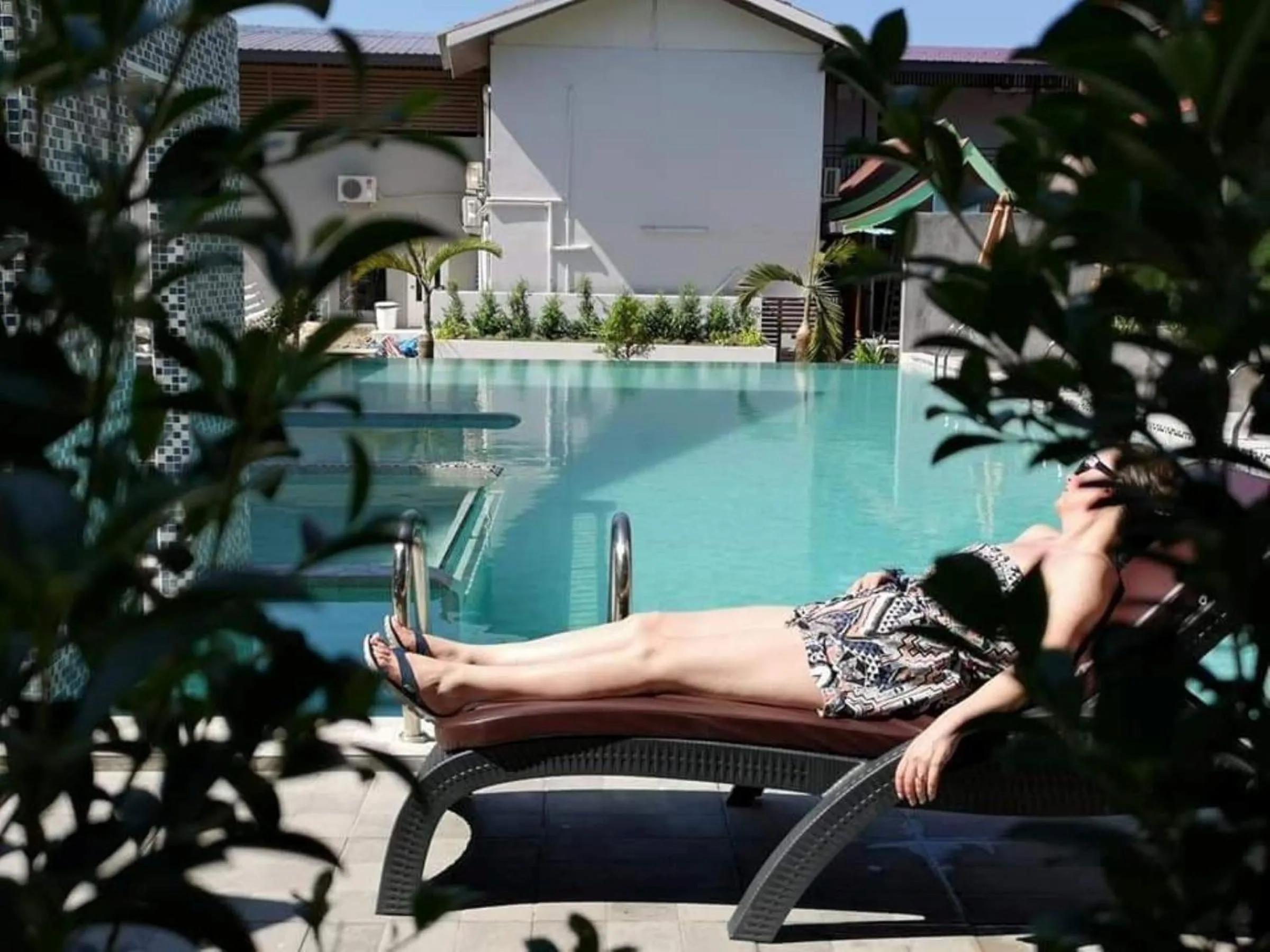 Pool view in Coco Bella Hotel