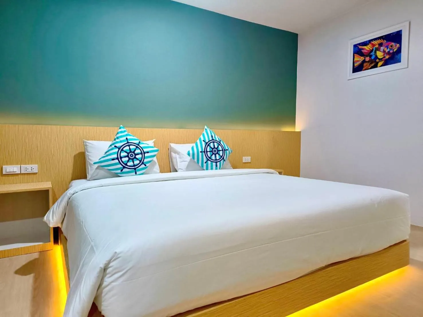 Bed in Coco Bella Hotel