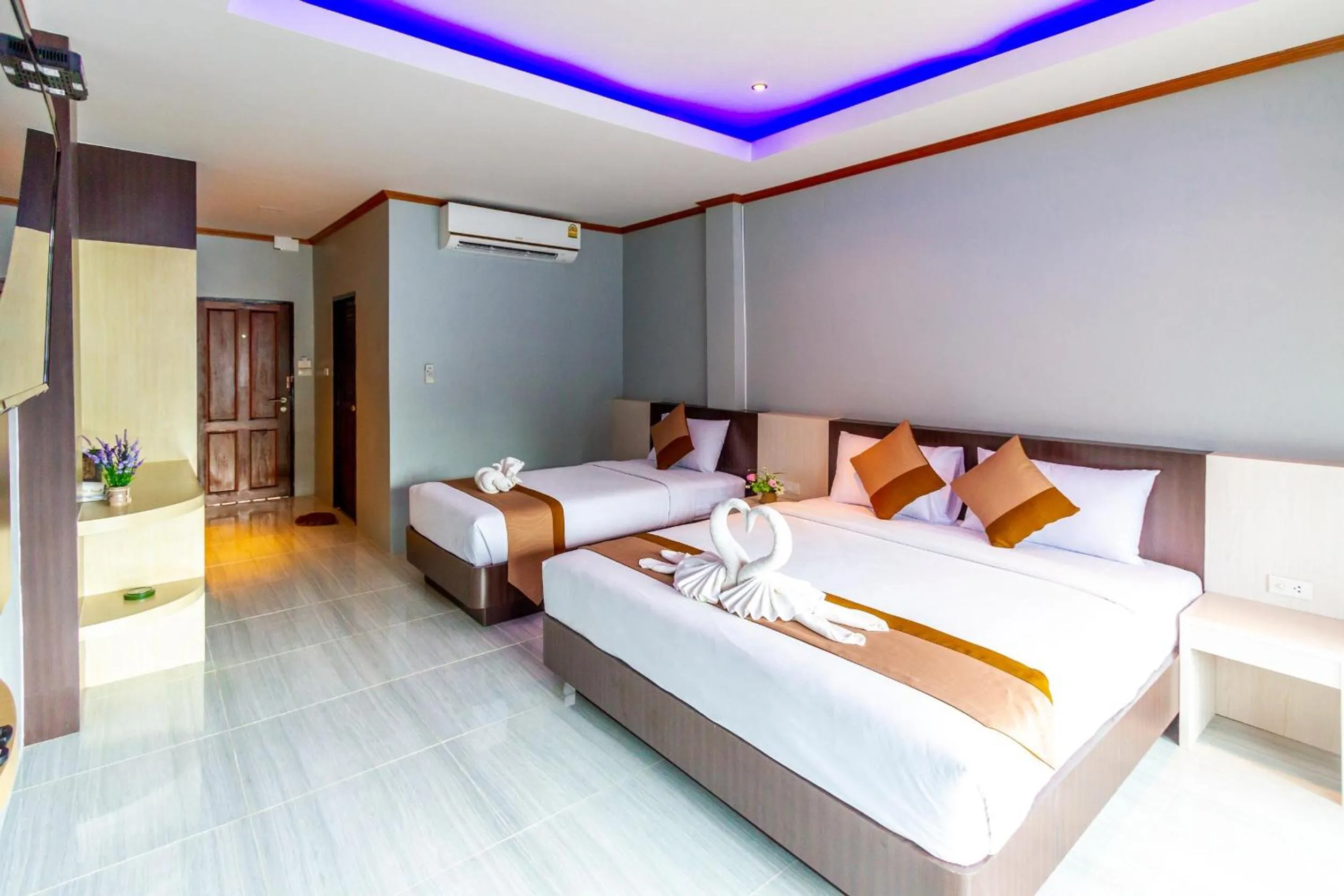 Bed in Coco Bella Hotel