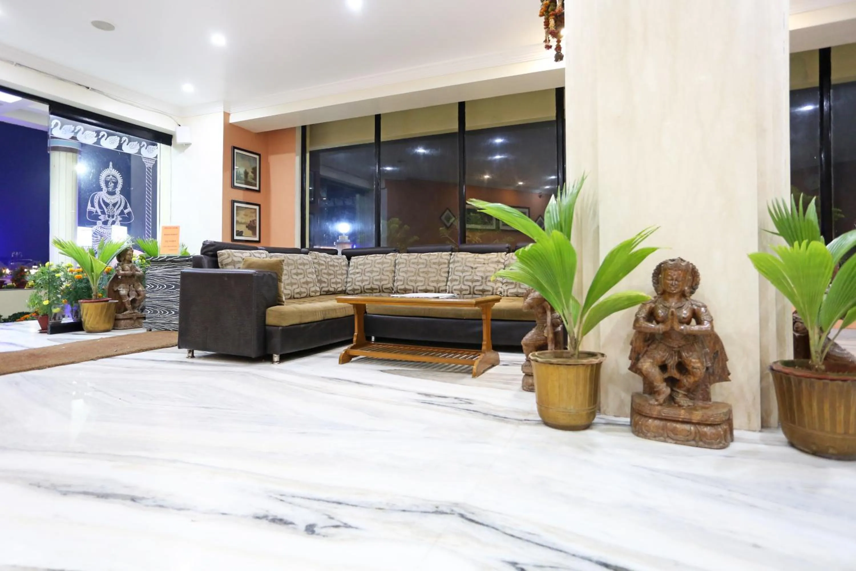 Lobby or reception in Hotel Niladri