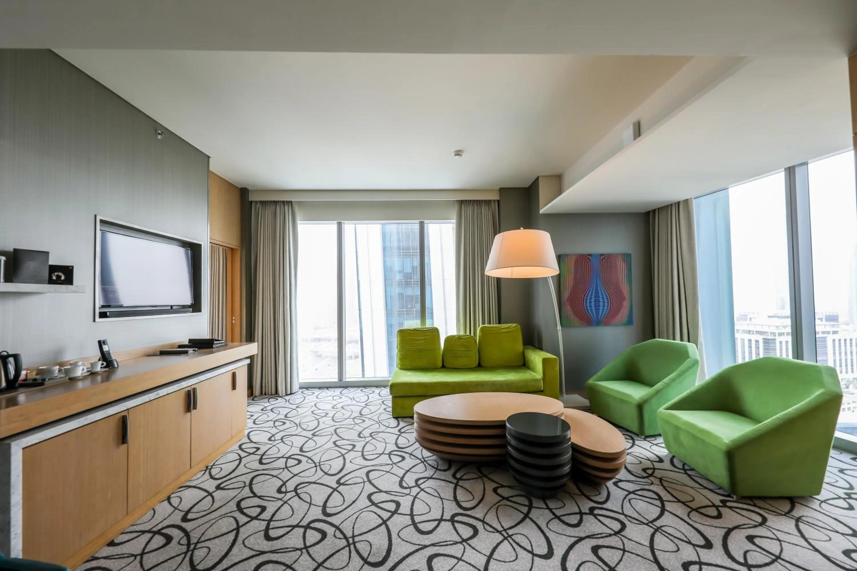 Living room in Sofitel Dubai Downtown