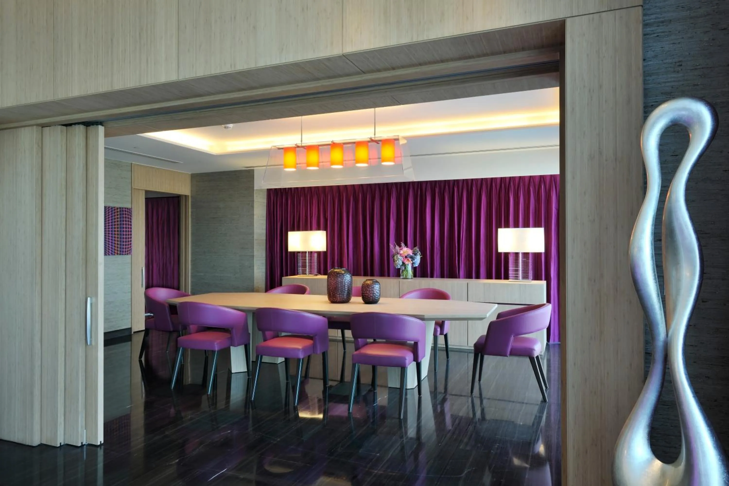 Dining area in Sofitel Dubai Downtown