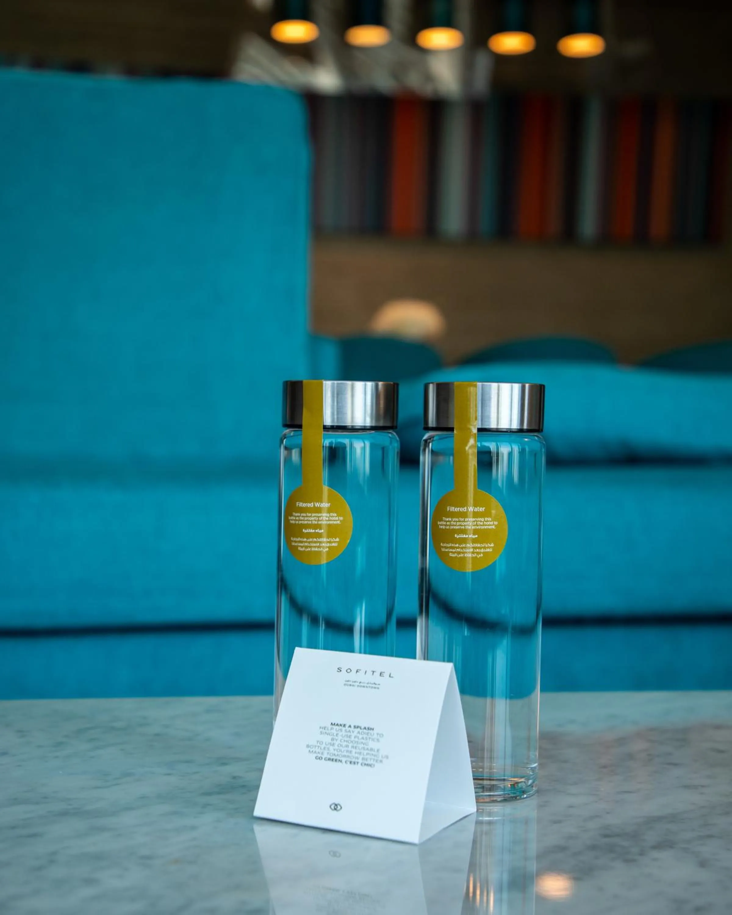 Living room in Sofitel Dubai Downtown