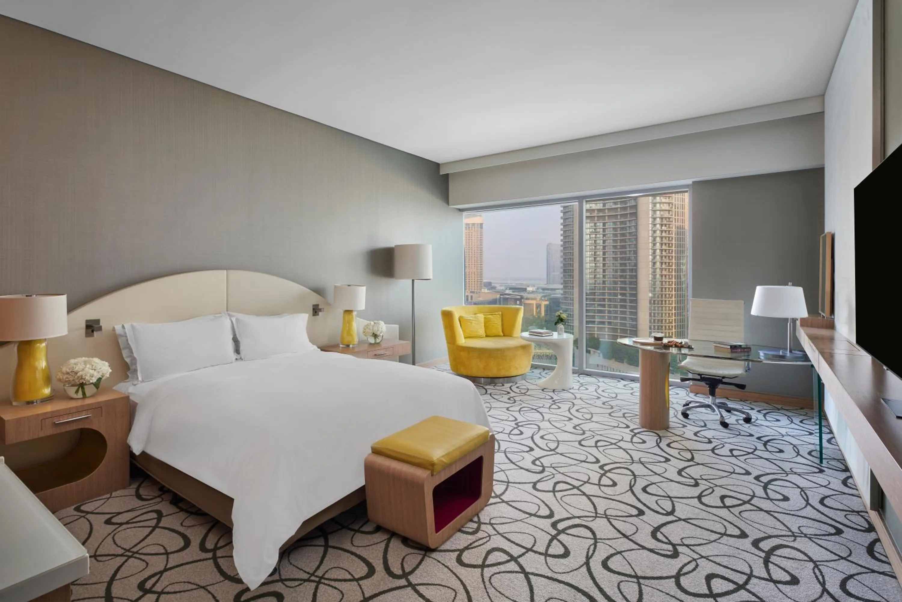 Bedroom, Bed in Sofitel Dubai Downtown