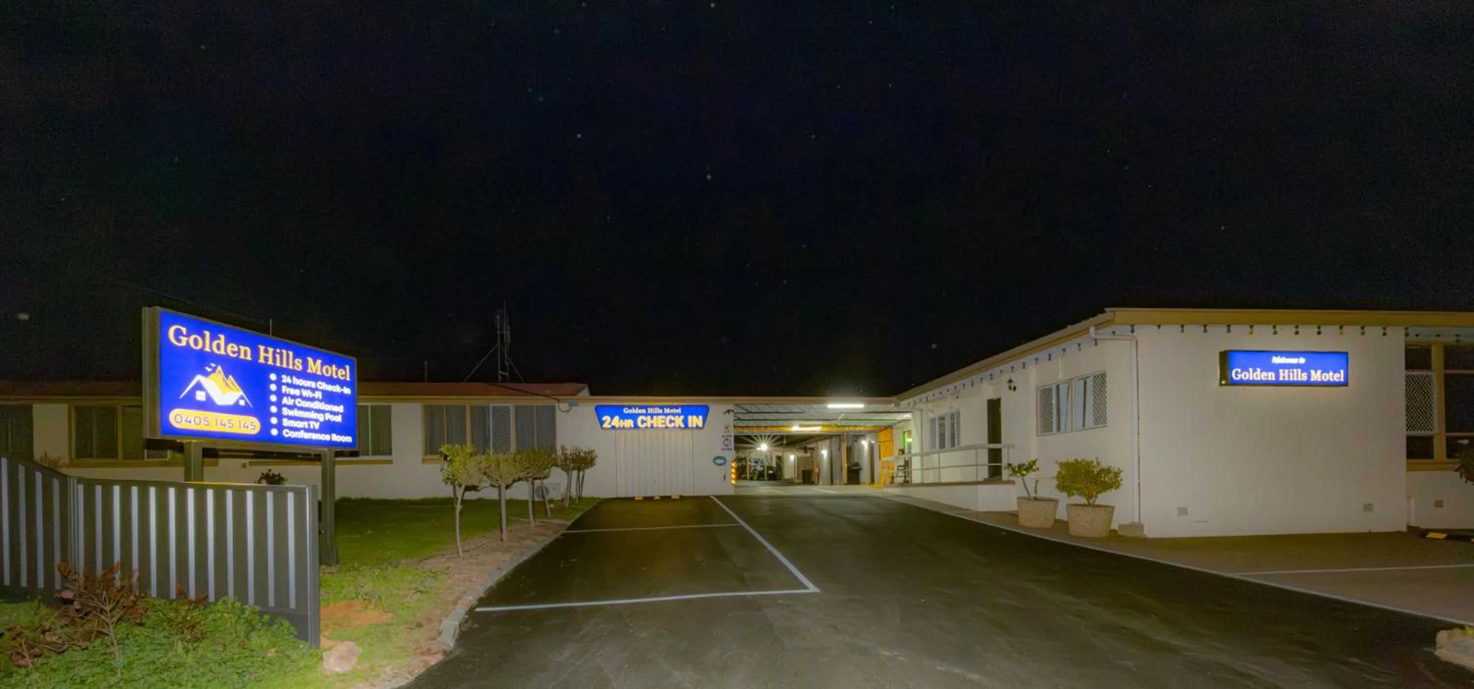 Property building in Golden Hills Motel