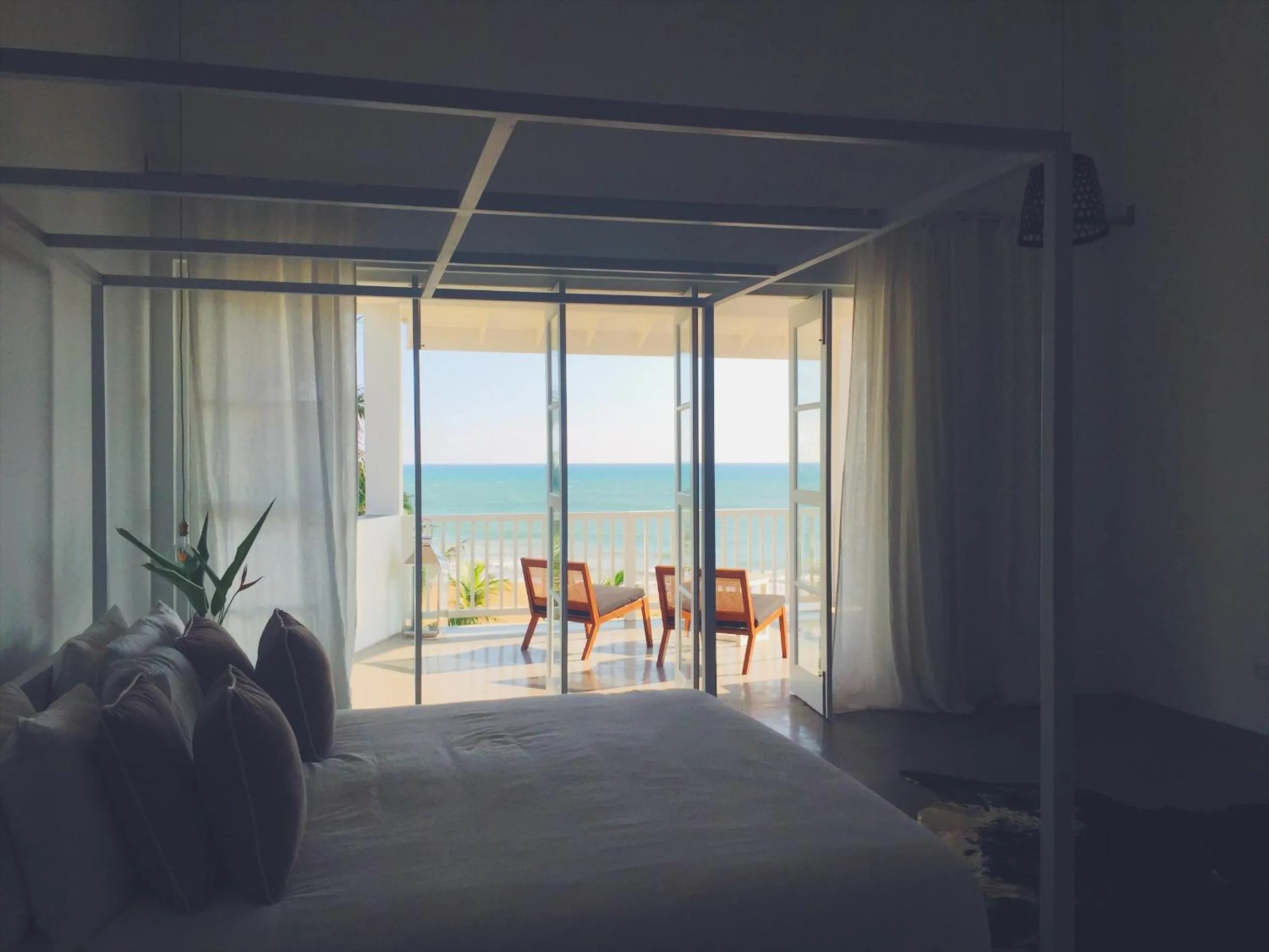 Balcony/Terrace, Bed in Arabella on Boossa