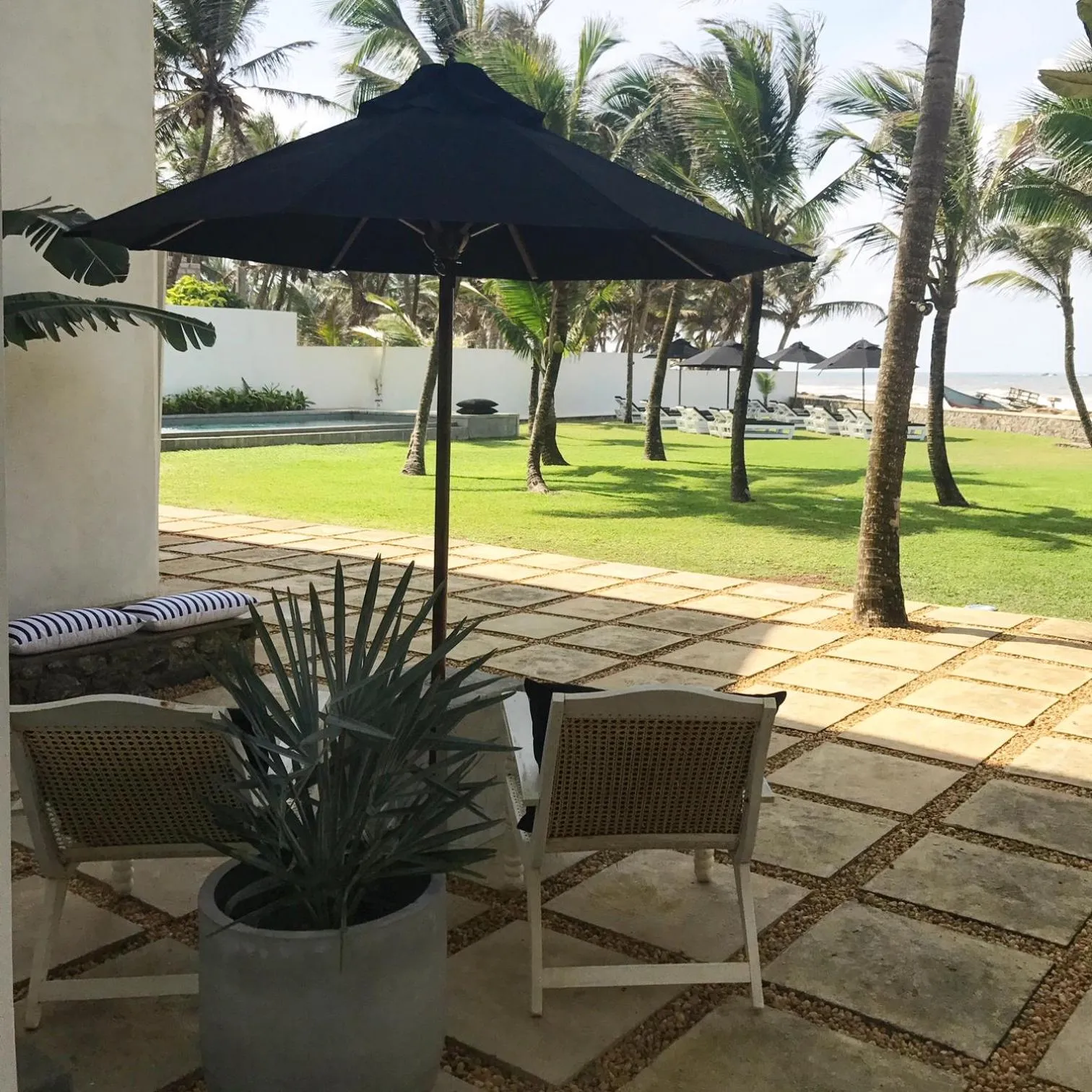 Patio in Arabella on Boossa