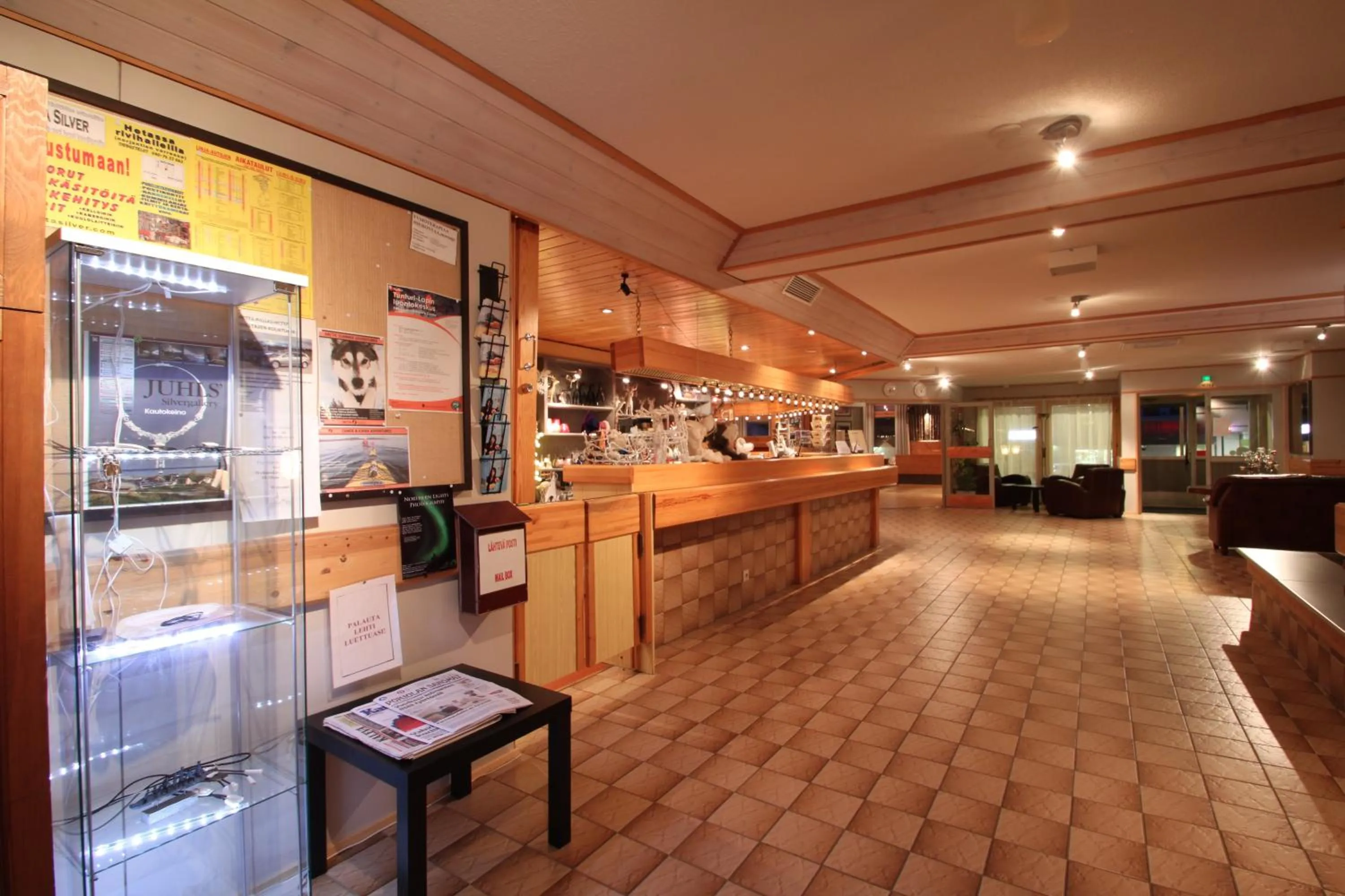 Lobby or reception in Hotelli Jussan Tupa