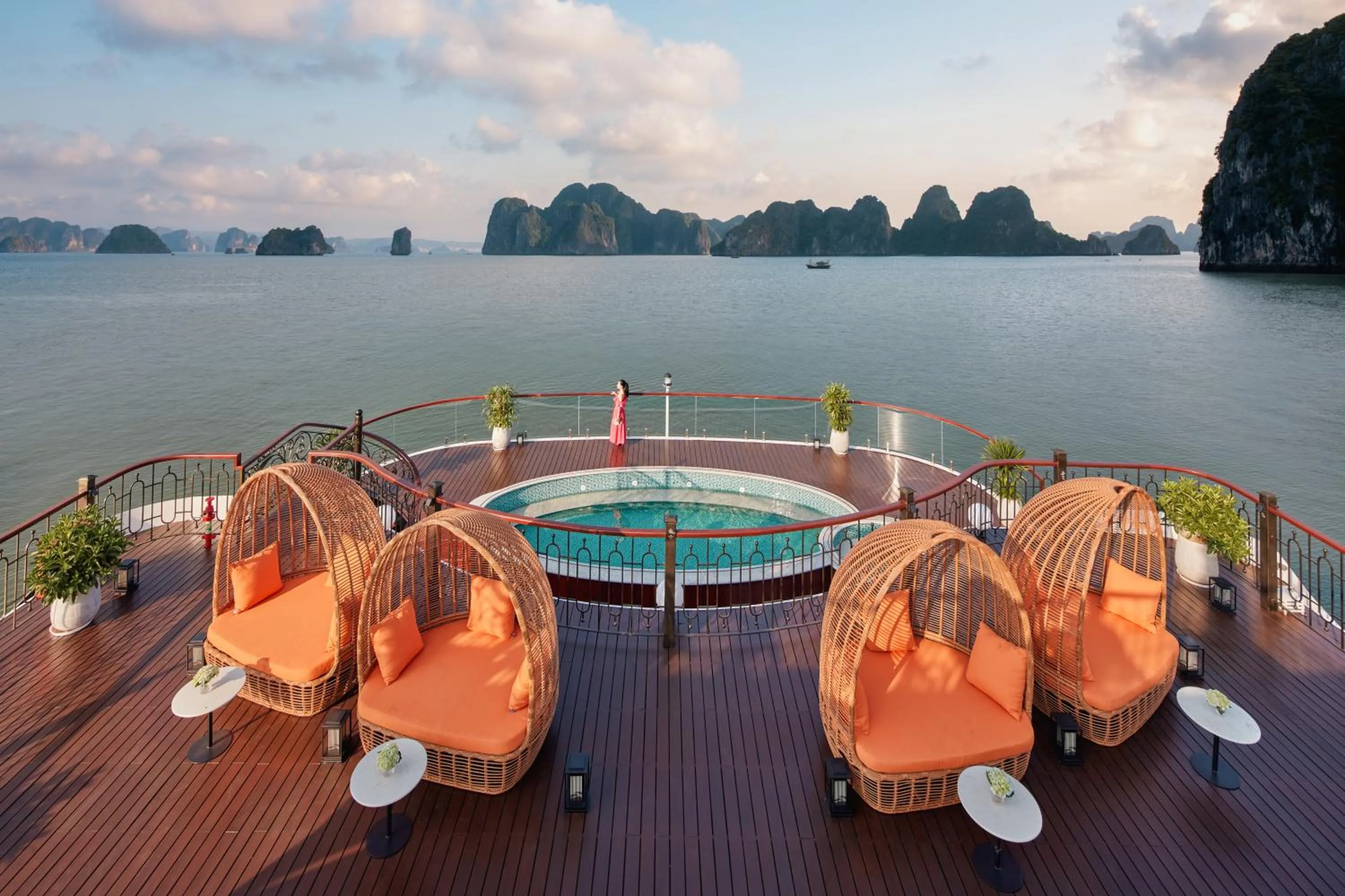 Natural landscape in Indochine Premium Halong Bay