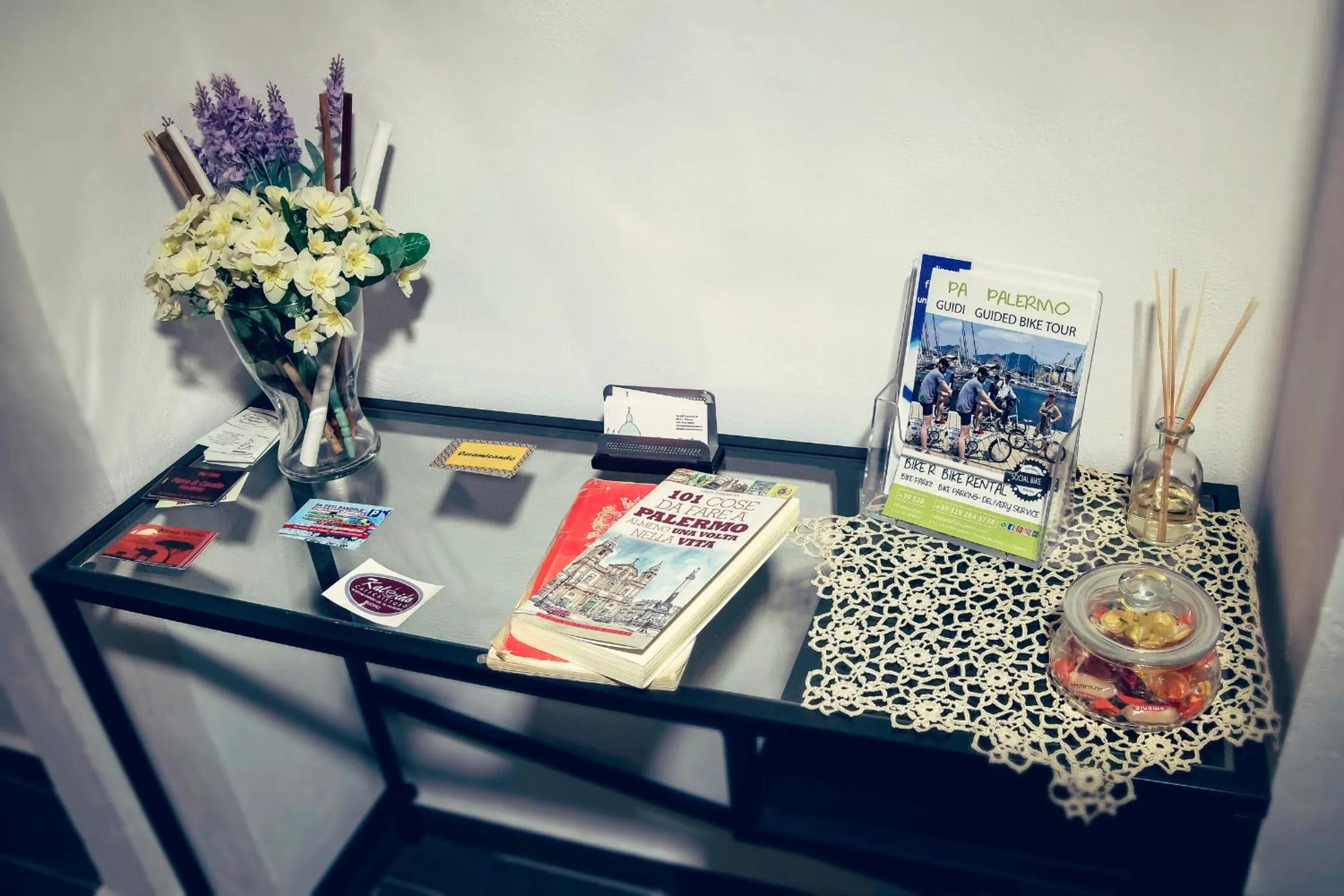 Lobby or reception in La Terrazza sul Centro