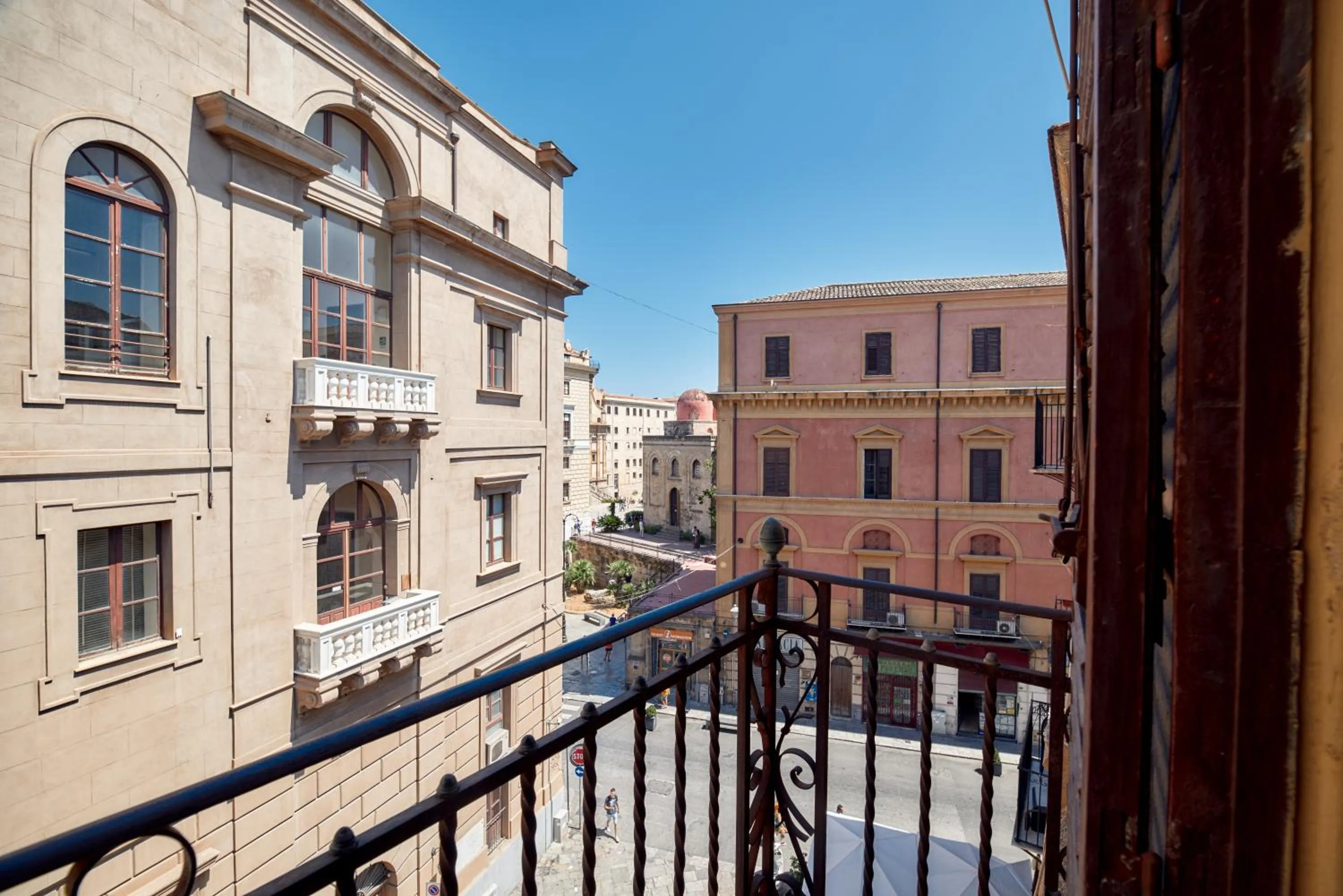 City view in La Terrazza sul Centro