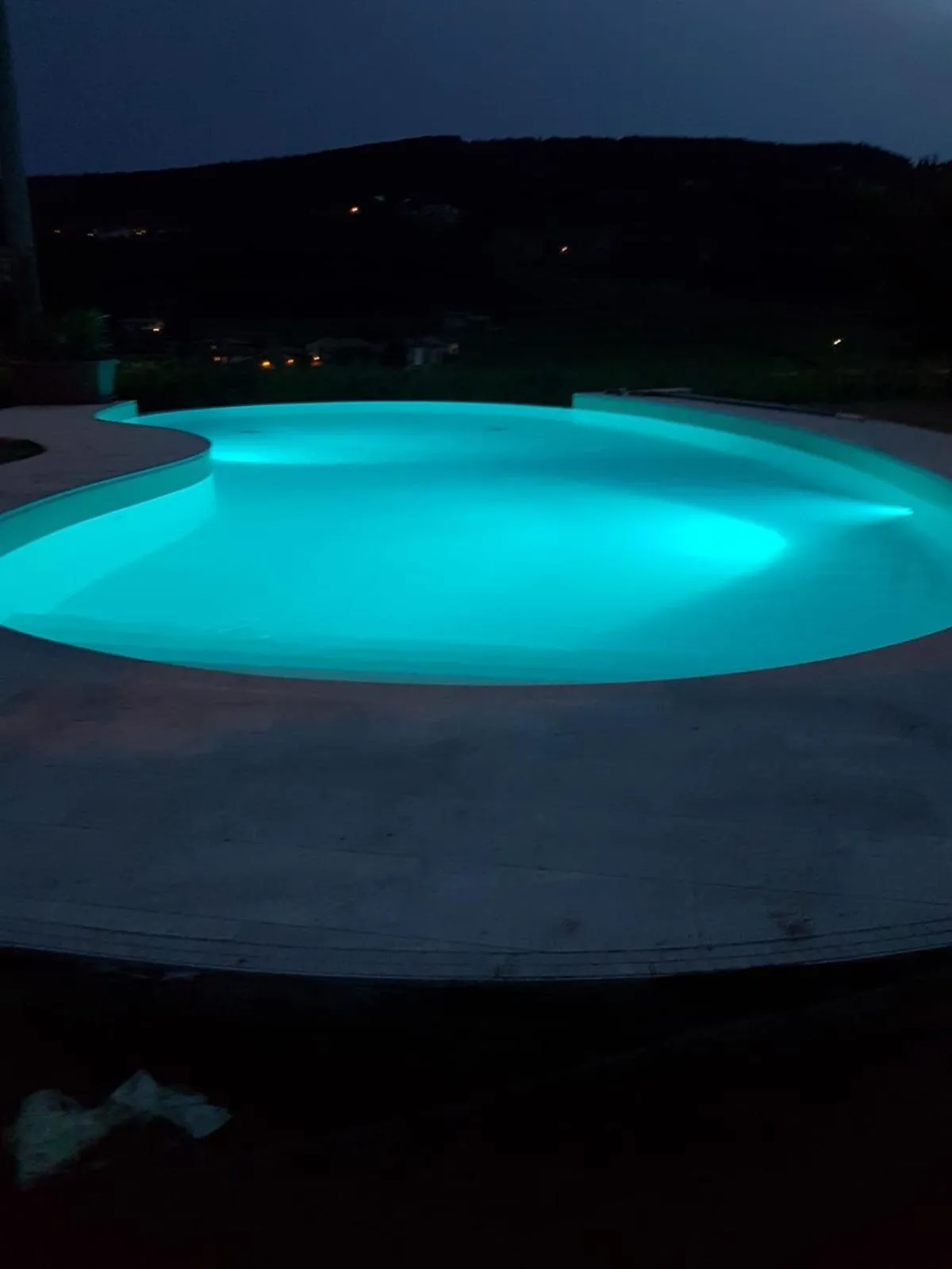 Pool view in B&B Agorà