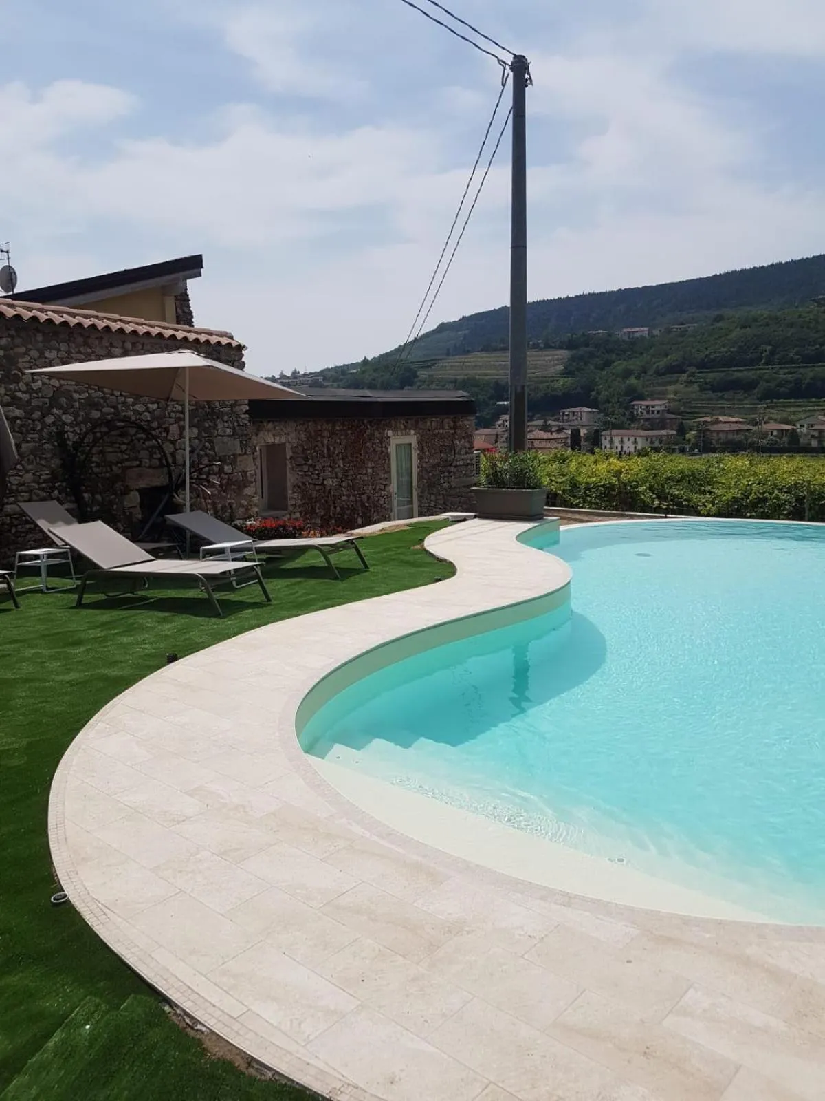 Swimming pool in B&B Agorà
