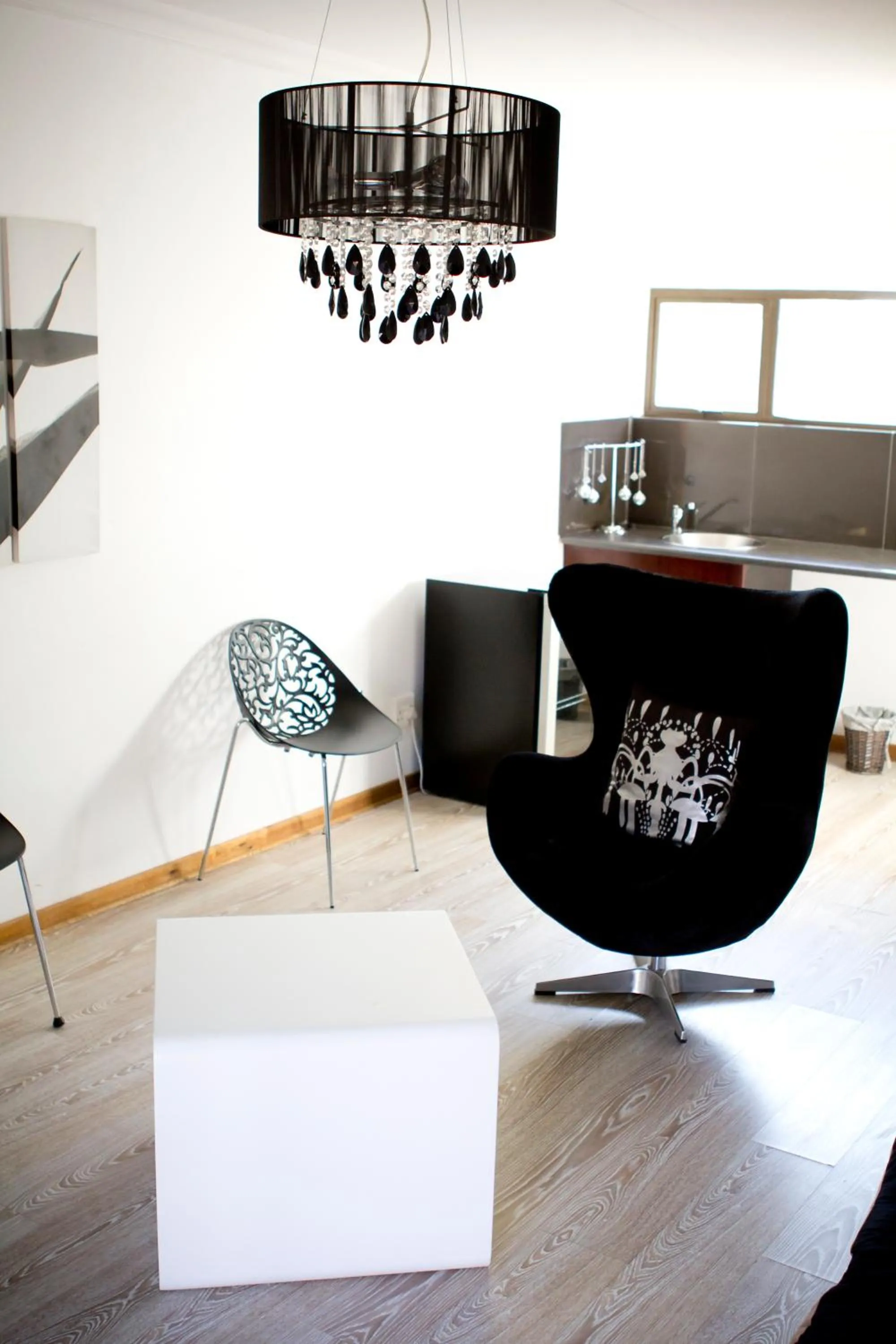 Kitchen or kitchenette in Villa Mexicana Guesthouse