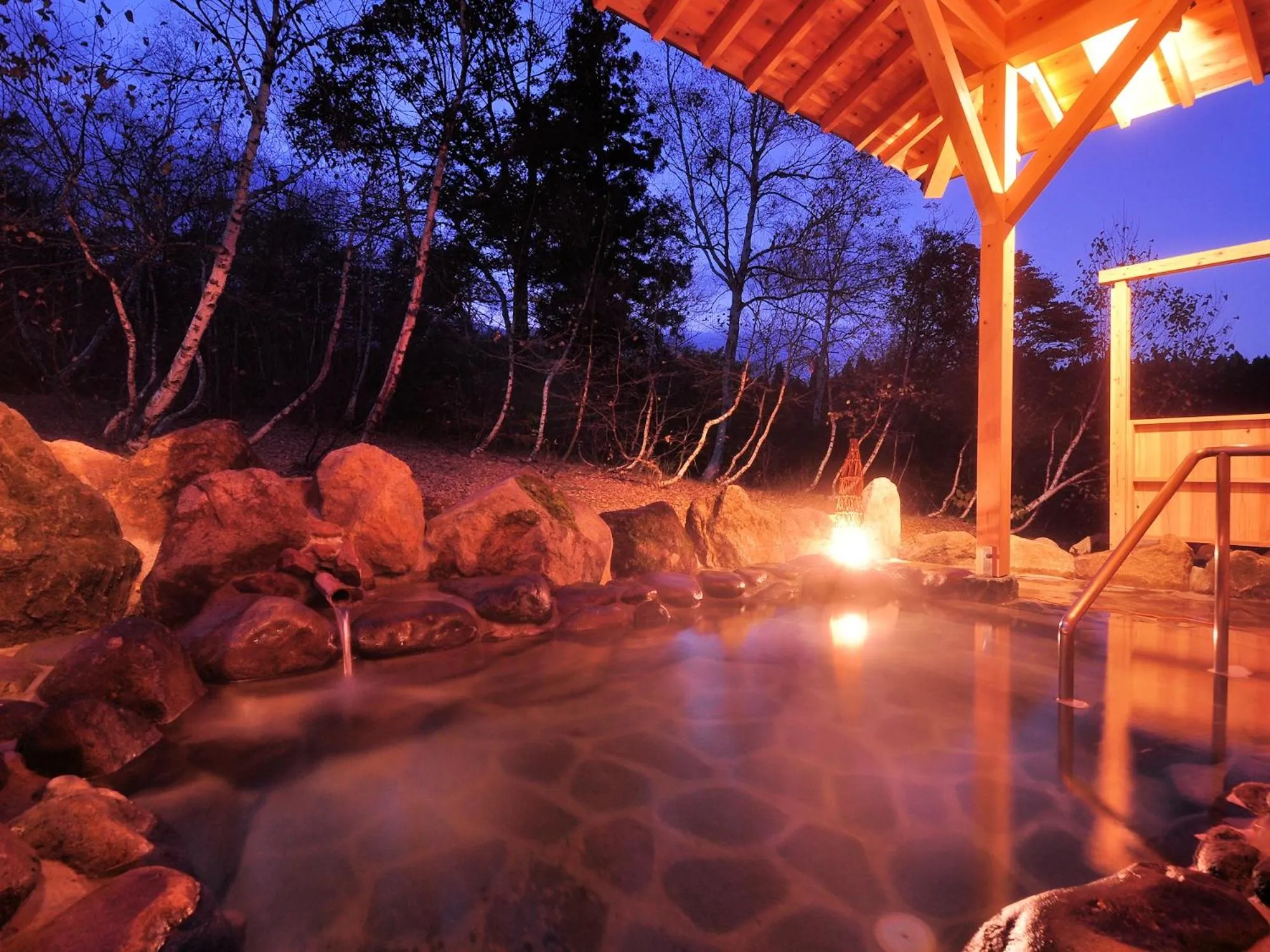 Hot Spring Bath in Ryokan Okayama