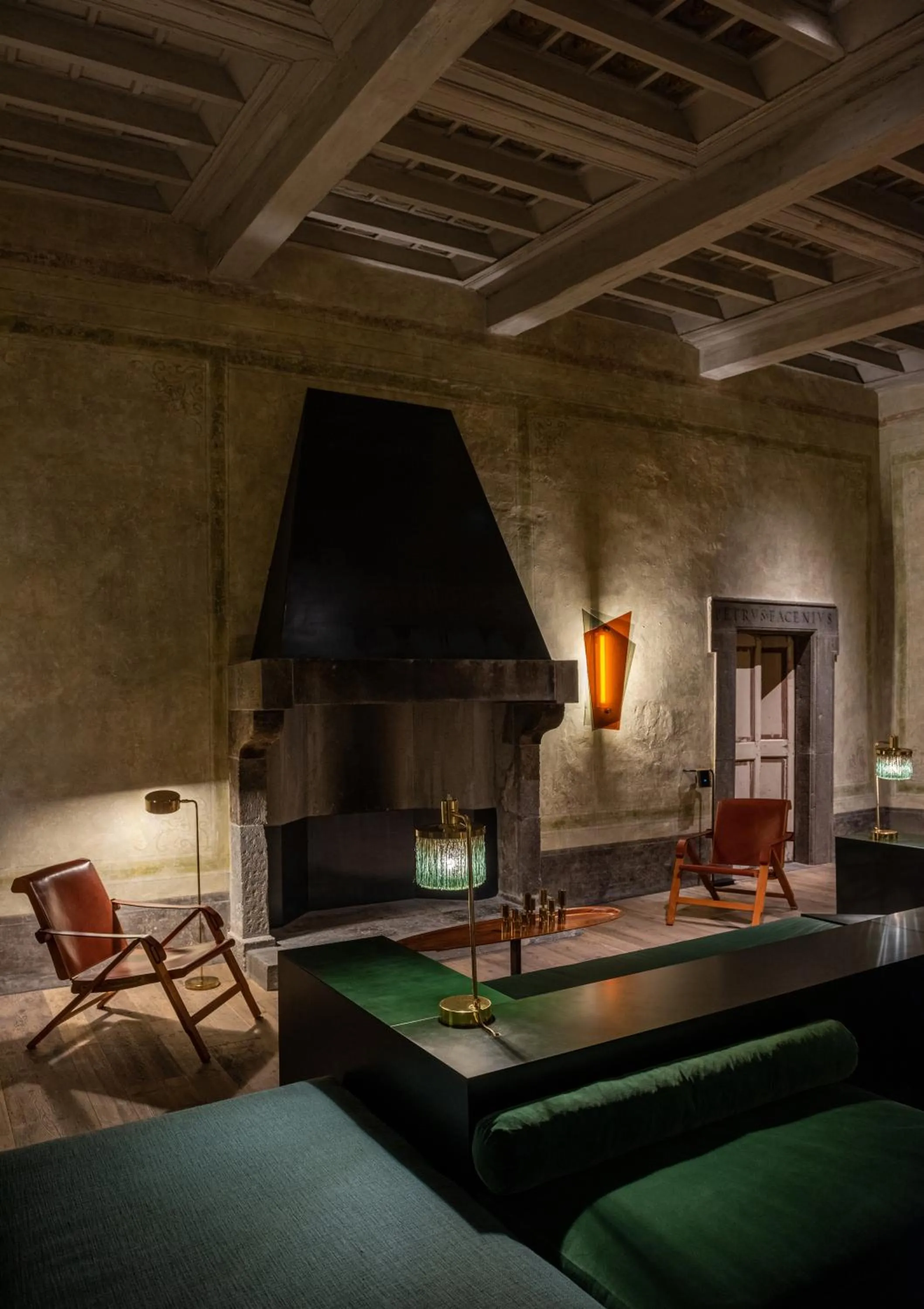 Communal lounge/ TV room in Palazzo Petrvs