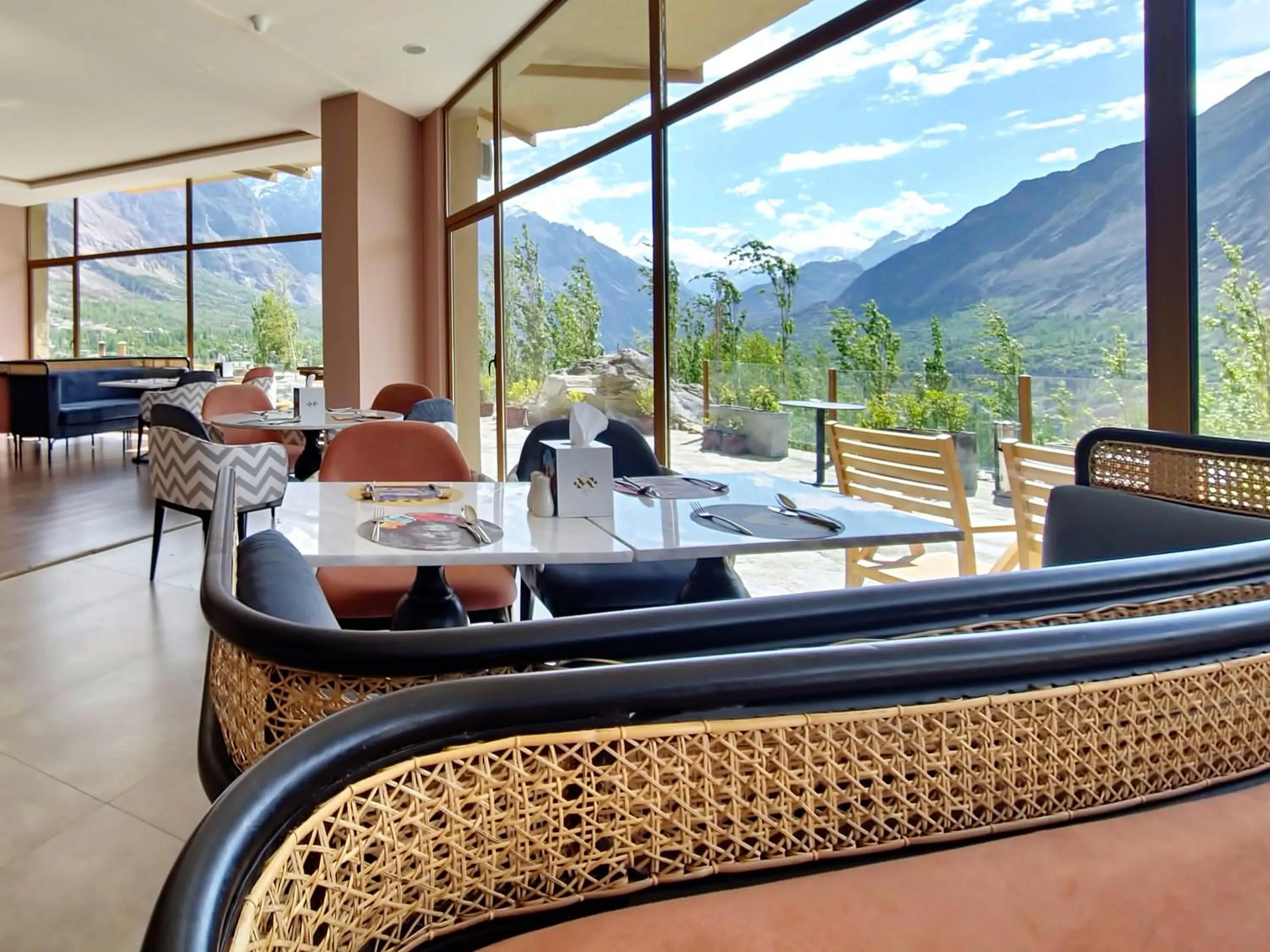 Restaurant/places to eat in Ambiance Resort Hunza